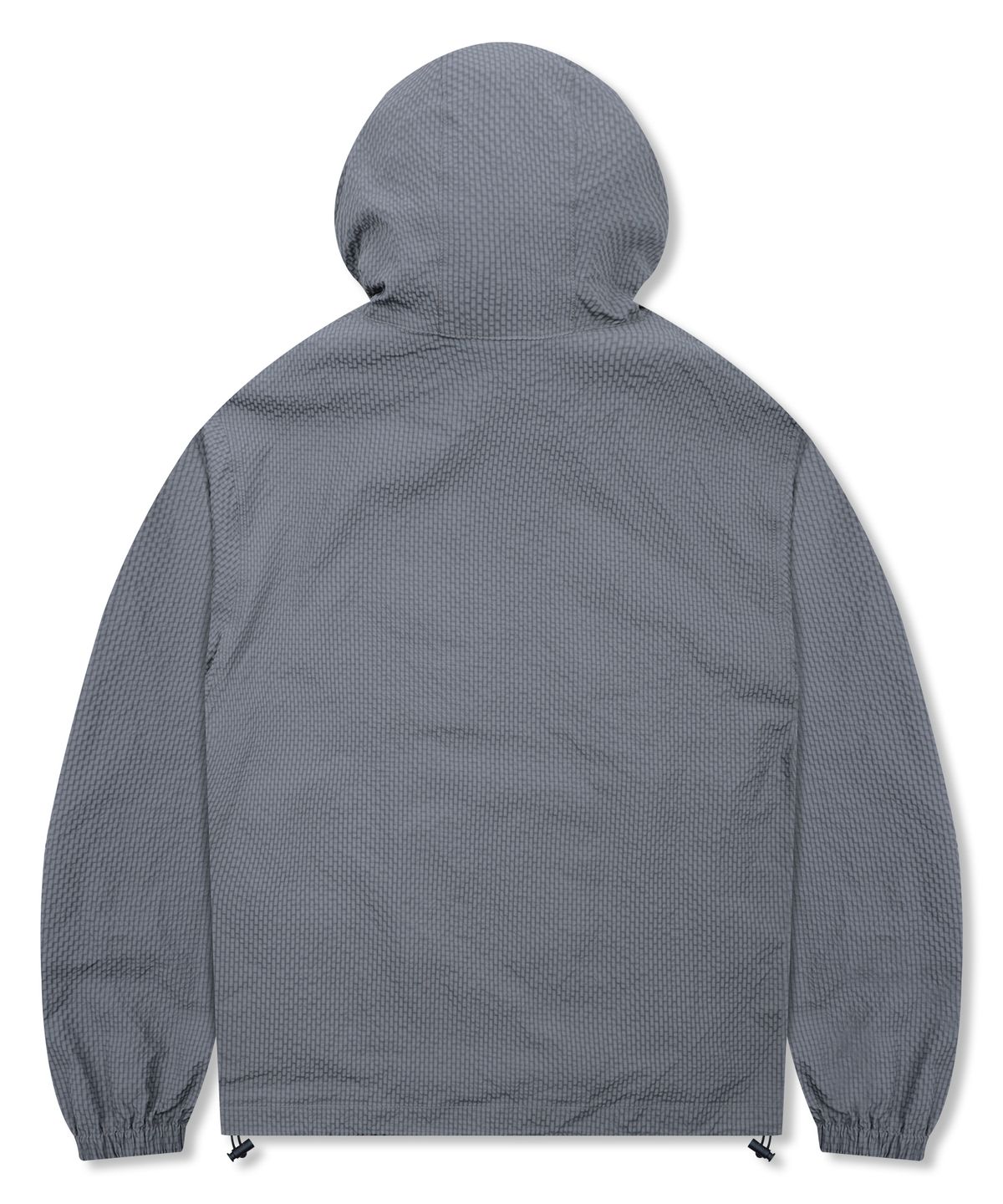 엑스톤즈(XTONZ) XJ132 체크 링클 윈드브레이커 (CHARCOAL)
