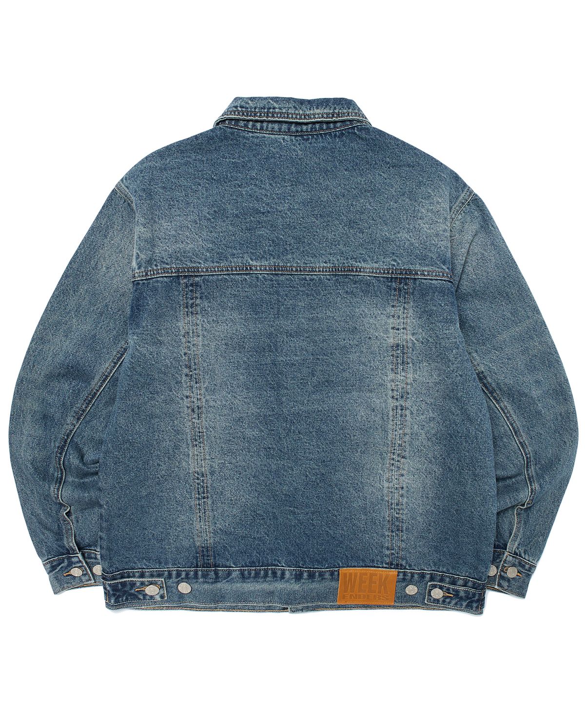 위캔더스(WKNDRS) OPEN SEAM TRUCKER JK (DENIM)