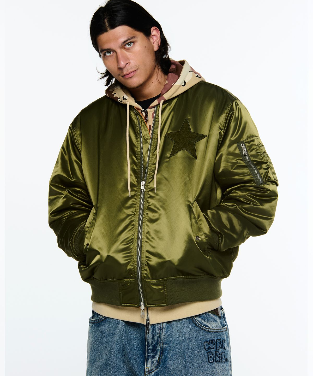 위캔더스(WKNDRS) W FLIGHT JK (KHAKI)
