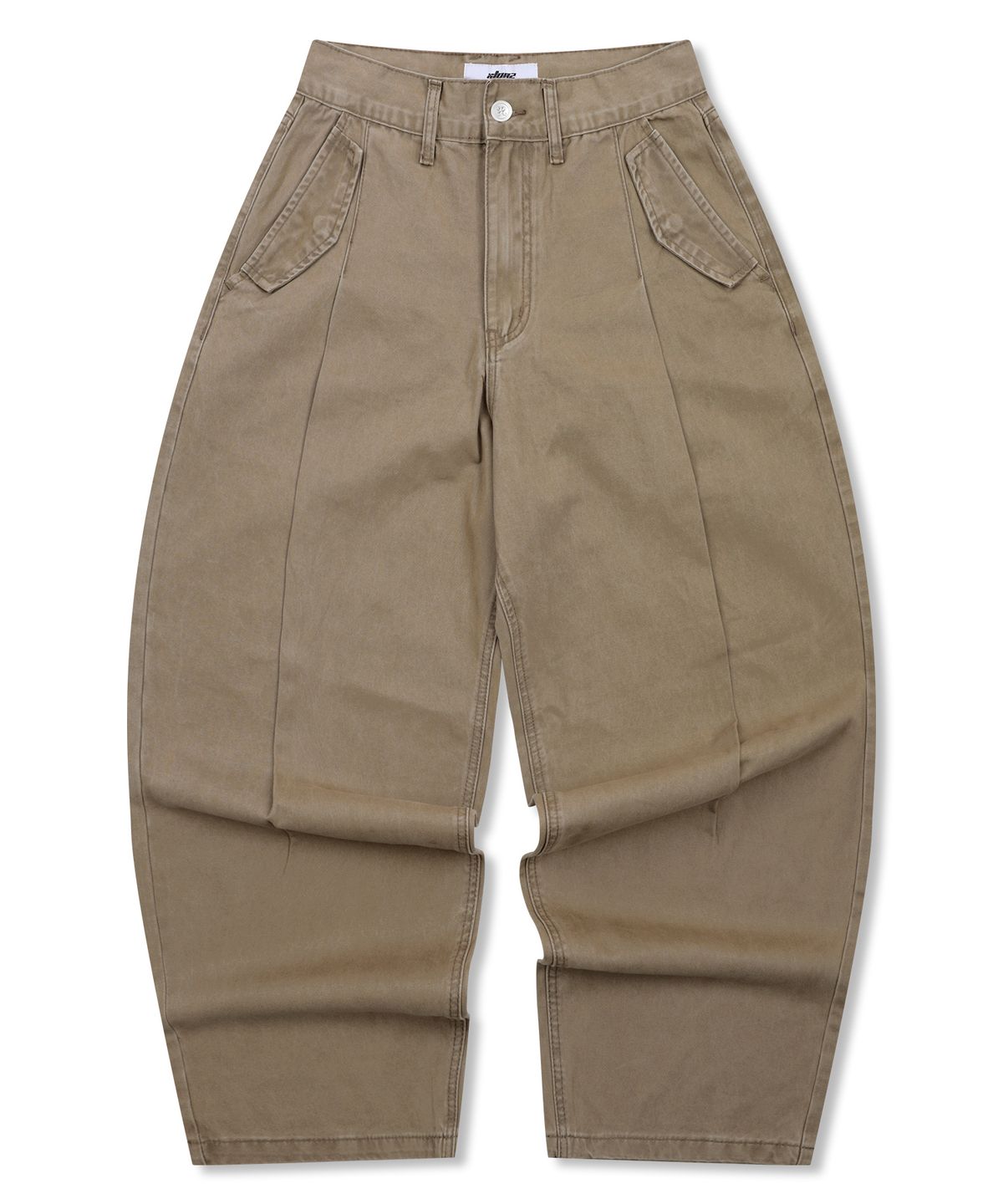 엑스톤즈(XTONZ) XP306 페이드 워싱 벌룬 코튼 팬츠 (BEIGE)