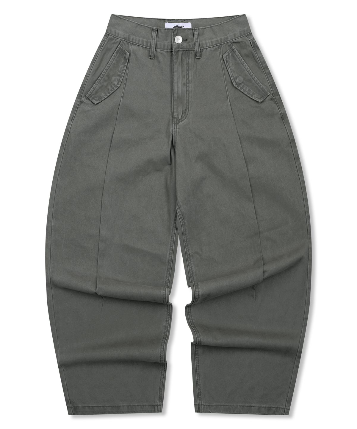 엑스톤즈(XTONZ) XP306 페이드 워싱 벌룬 코튼 팬츠 (KHAKI)