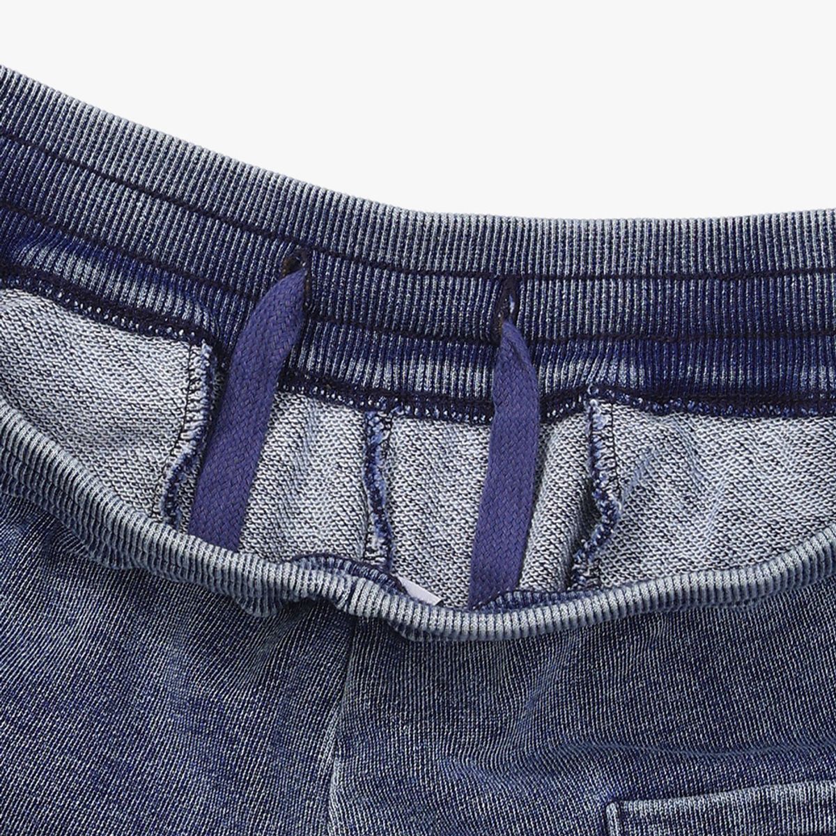 디아도라(diadora) 스프레이 워싱 데님 스웻팬츠 DENIM