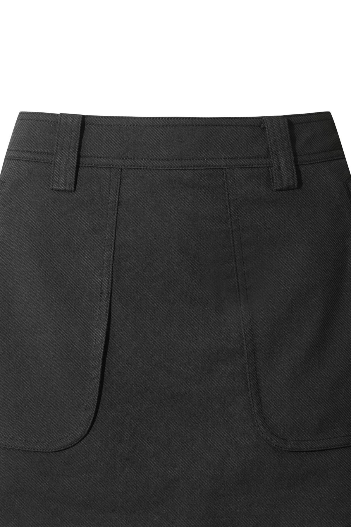 왁(WAAC) Women A line skirt WWKCA25605BKX