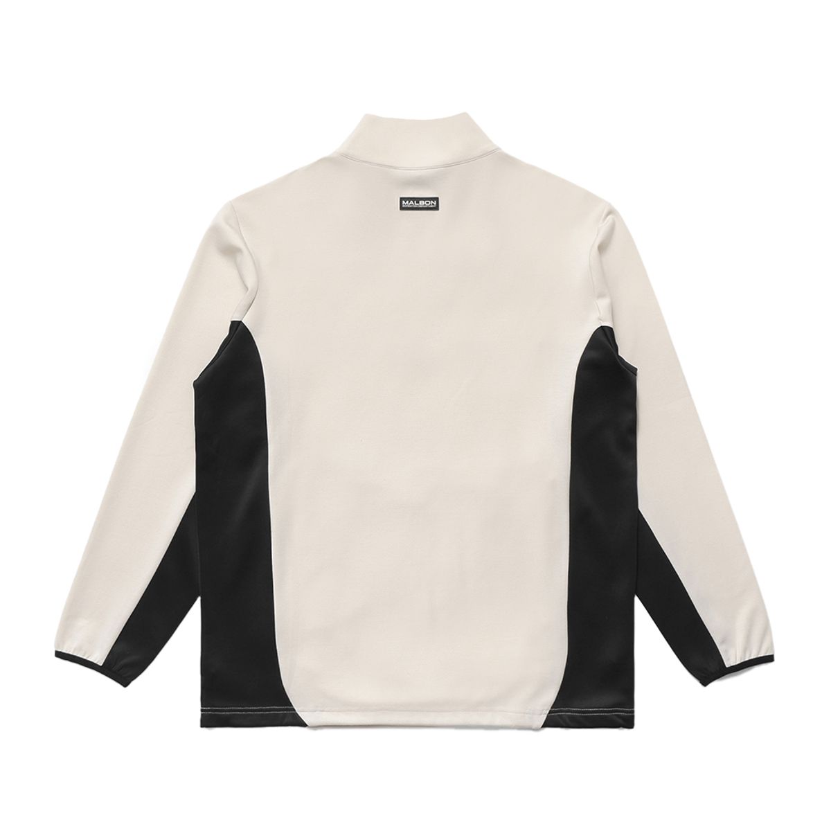말본 골프(MALBON GOLF) [Malbon Expedition] 익스페디션 하프집 긴팔 티셔츠 CREAM (MAN)