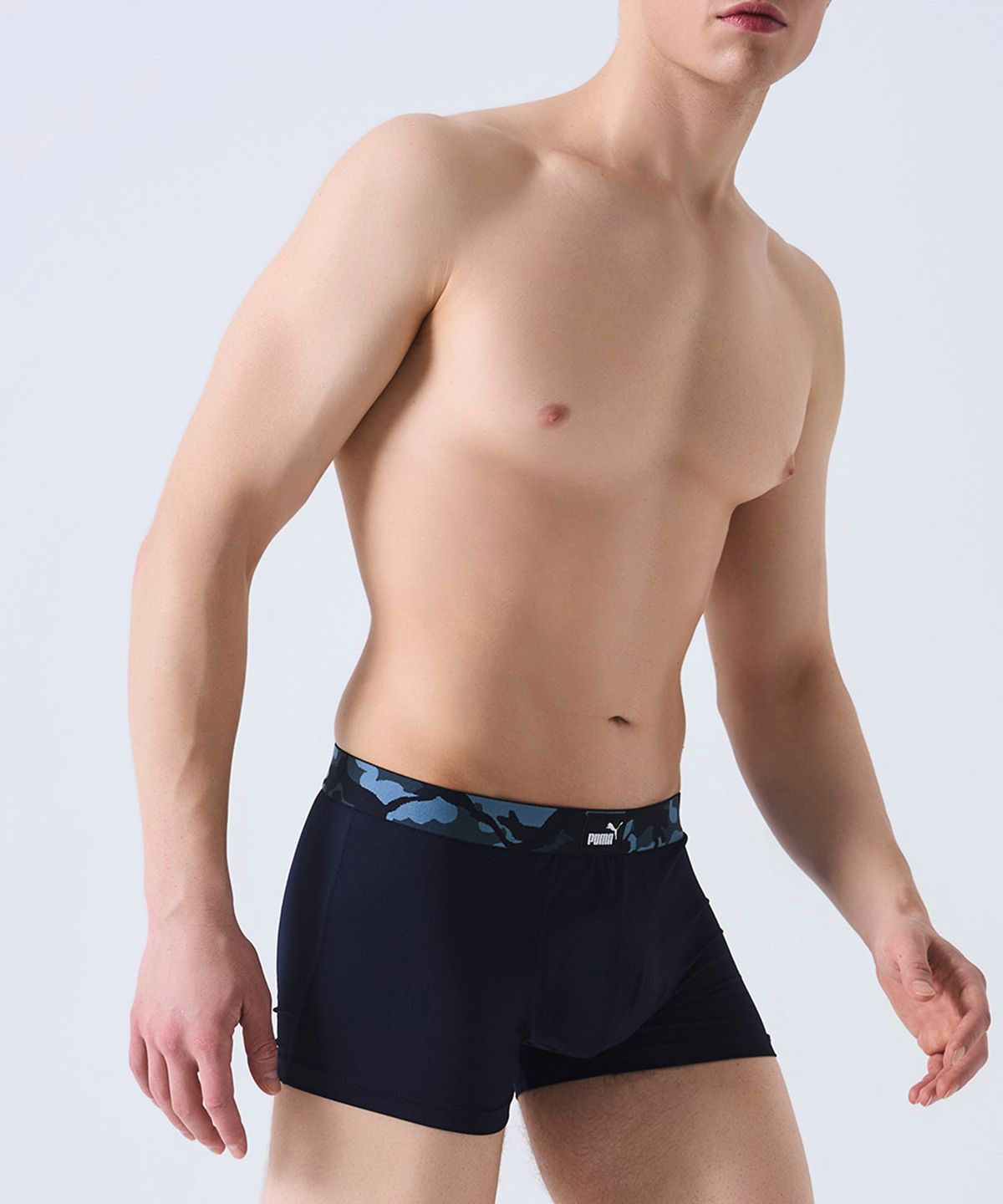 푸마 바디웨어(PUMA BODYWEAR) [9PACK] 스포티 에센셜 드로즈 카모 에디션