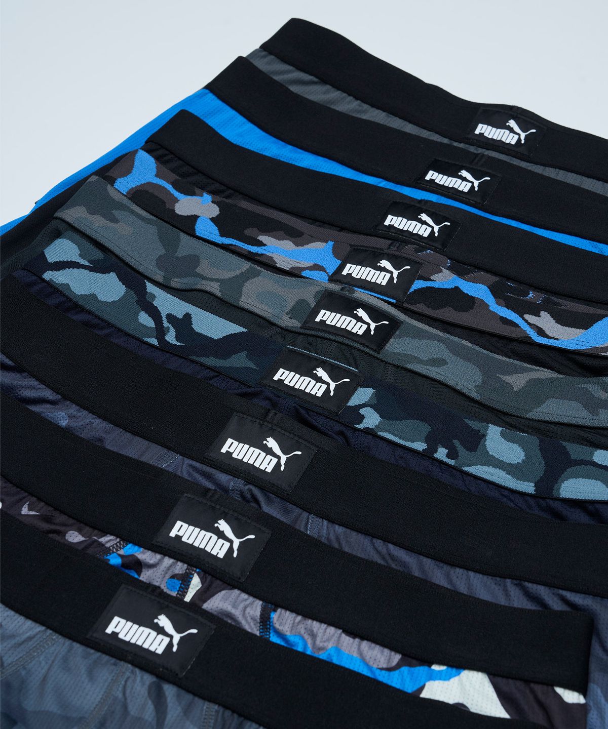 푸마 바디웨어(PUMA BODYWEAR) [9PACK] 스포티 에센셜 드로즈 카모 에디션