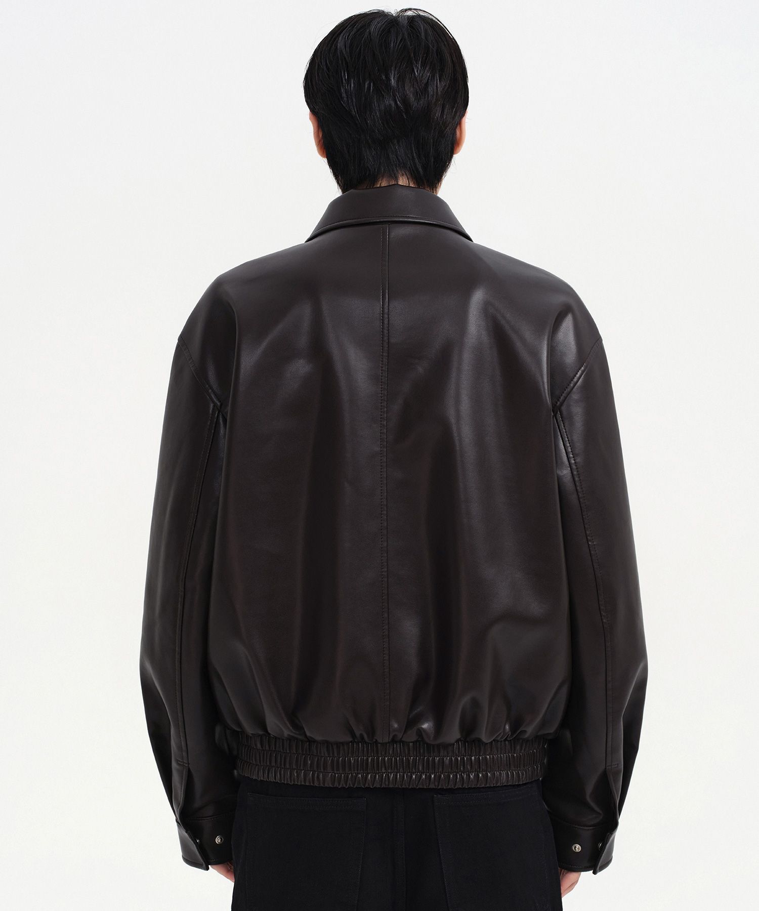 MUSINSA | MUSINSA STANDARD Synthetic Leather Oversized