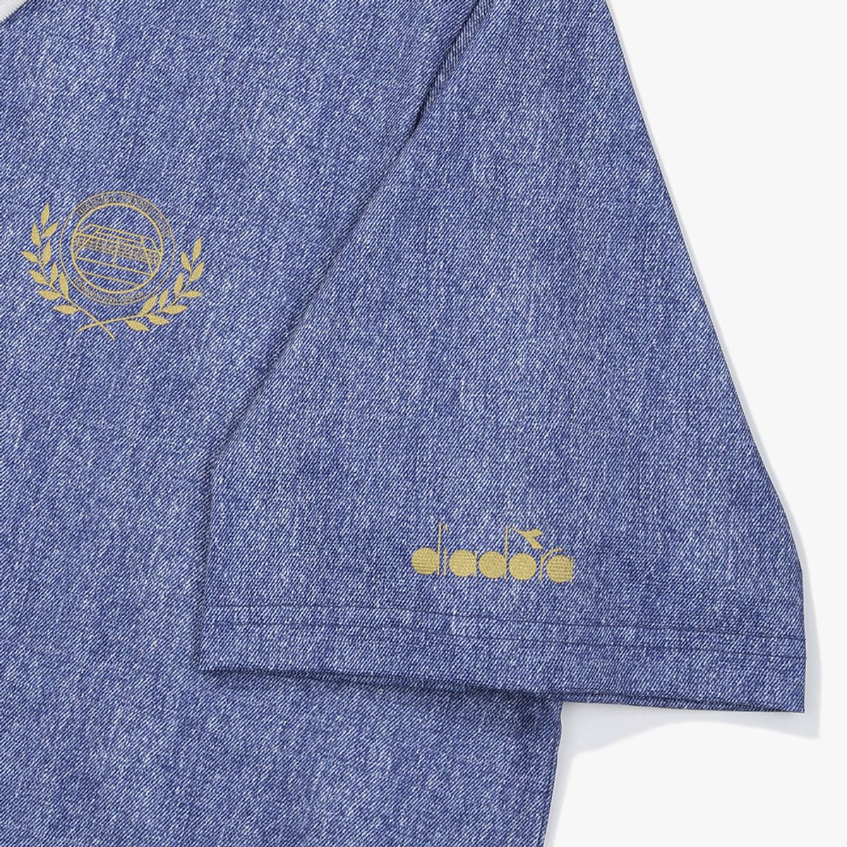 디아도라(diadora) 퍼포먼스 카라 반팔 티셔츠 DENIM