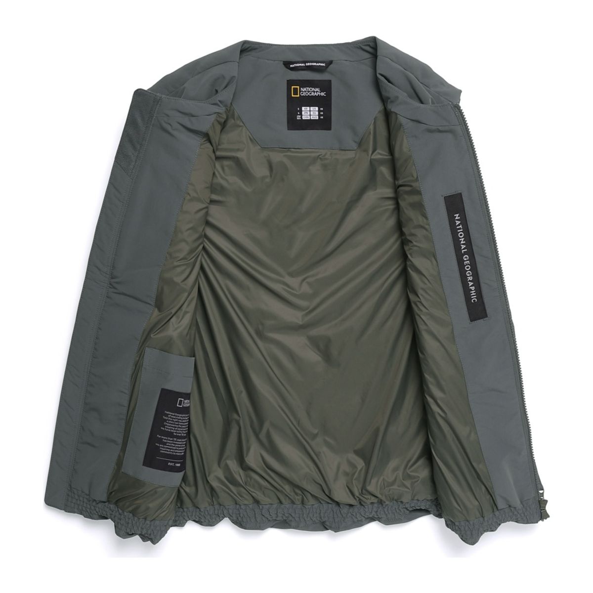 내셔널지오그래픽(NATIONALGEOGRAPHIC) N254UDV920 헤론 U넥 경량 구스다운 베스트 STONE GREY
