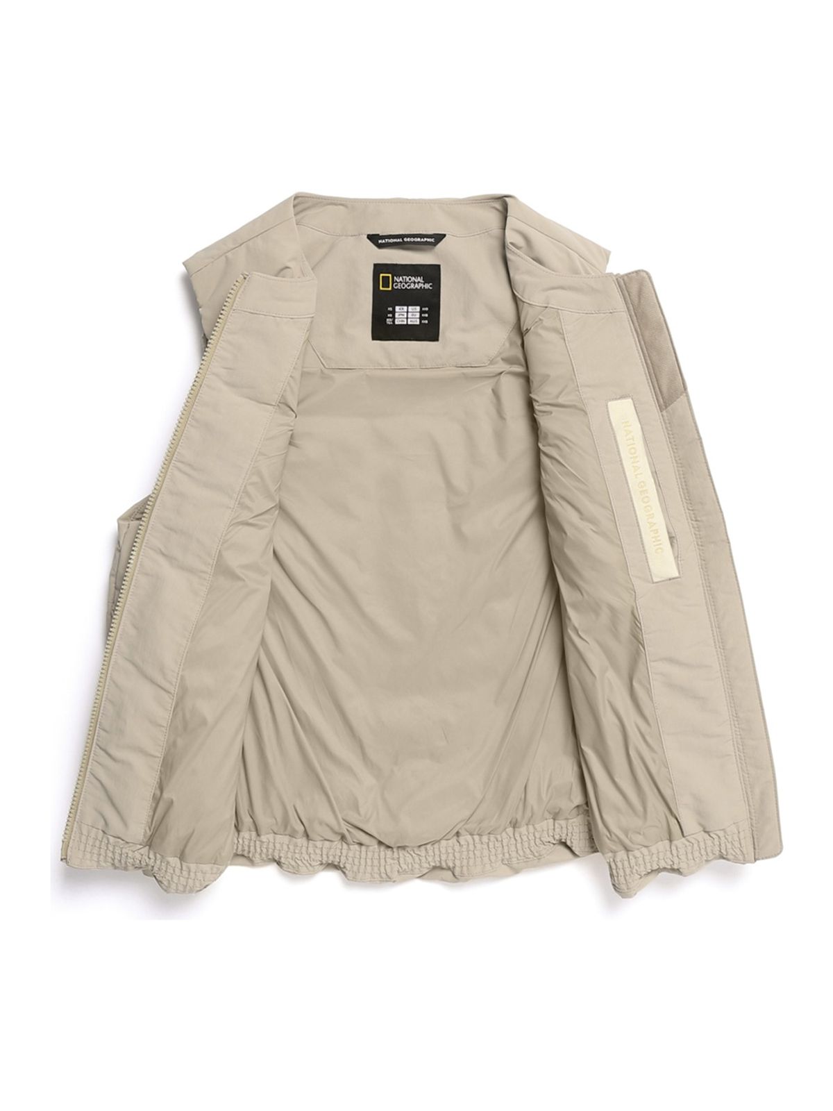 내셔널지오그래픽(NATIONALGEOGRAPHIC) N254WDV920 여성 헤론 U넥 경량 구스다운 베스트 MOURNING BEIGE