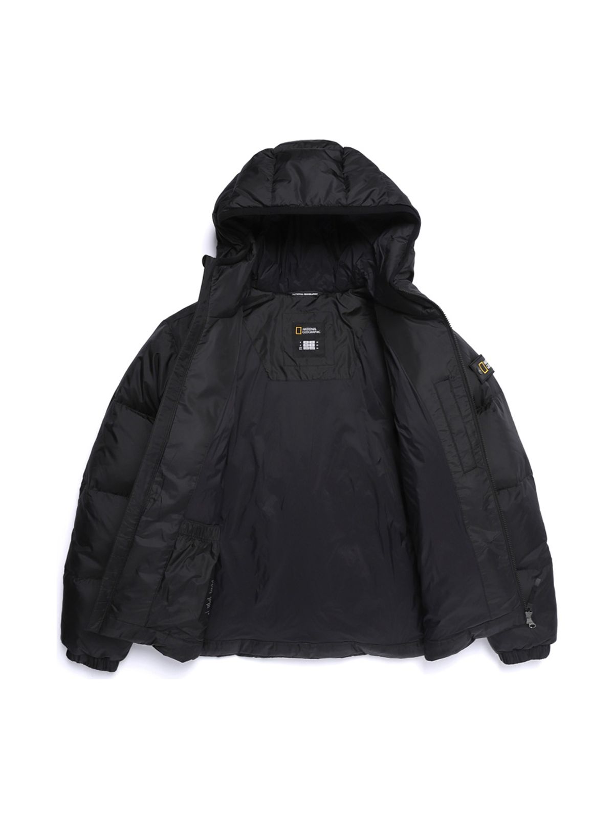 내셔널지오그래픽(NATIONALGEOGRAPHIC) N254UDW971 나나패딩 후디 구스다운 점퍼 BLACK