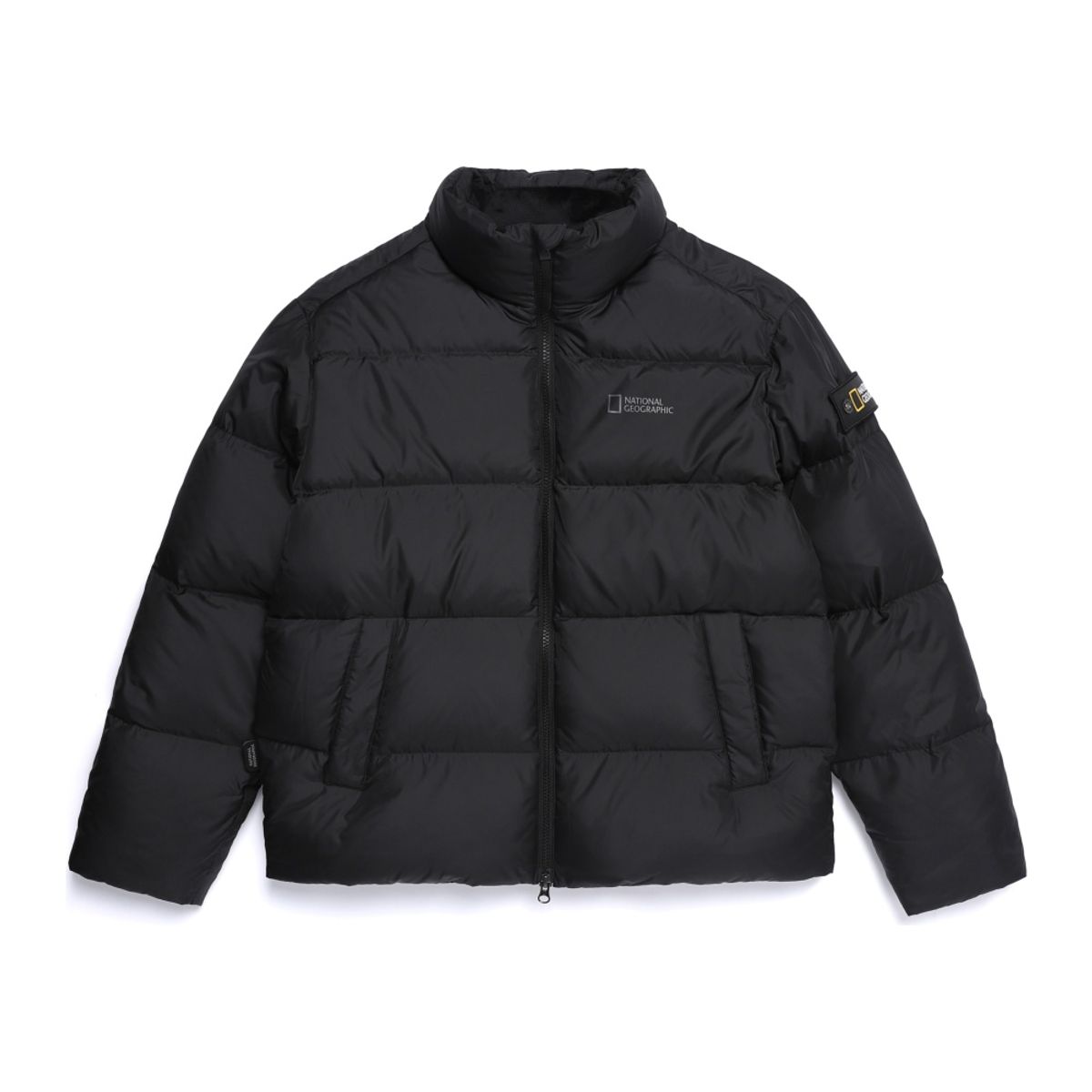 내셔널지오그래픽(NATIONALGEOGRAPHIC) N254UDW970 나나패딩 하이넥 구스다운 점퍼 BLACK