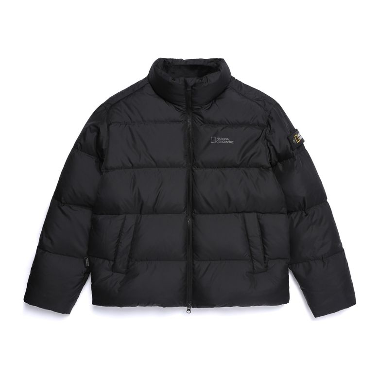 N254UDW970 패딩 하이넥 구스다운 점퍼 BLACK