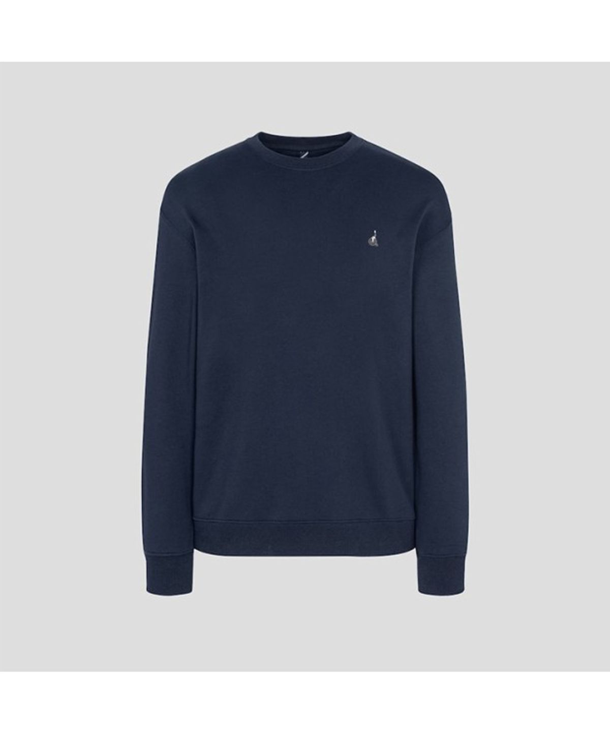 빈폴 멘(BEANPOLE MEN) [Essential] 남녀공용 로고 자수 스웨트 셔츠  네이비