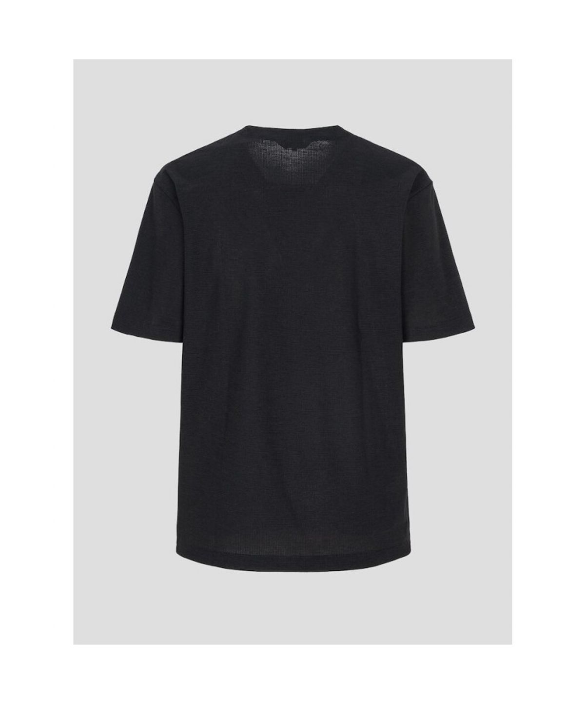 빈폴 멘(BEANPOLE MEN) 메쉬 슬릿넥 반소매 티셔츠  블랙