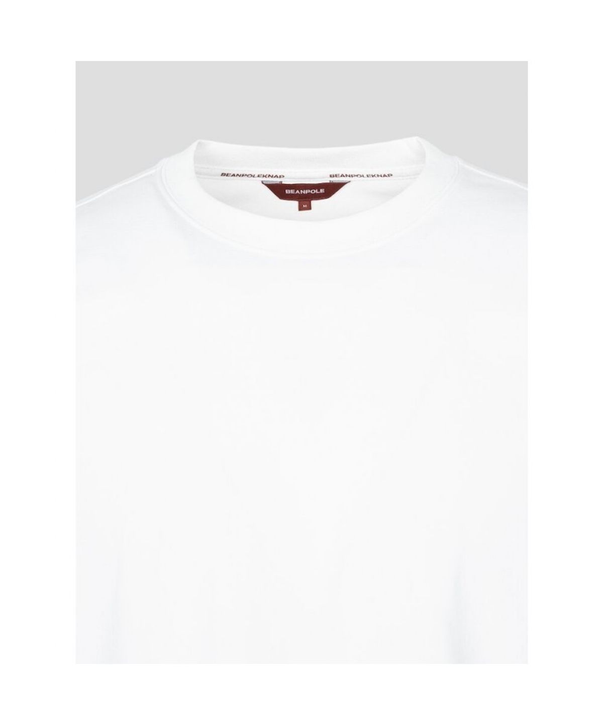 빈폴 멘(BEANPOLE MEN) [BEANPOLEKNAP] 라운드 티셔츠  화이트