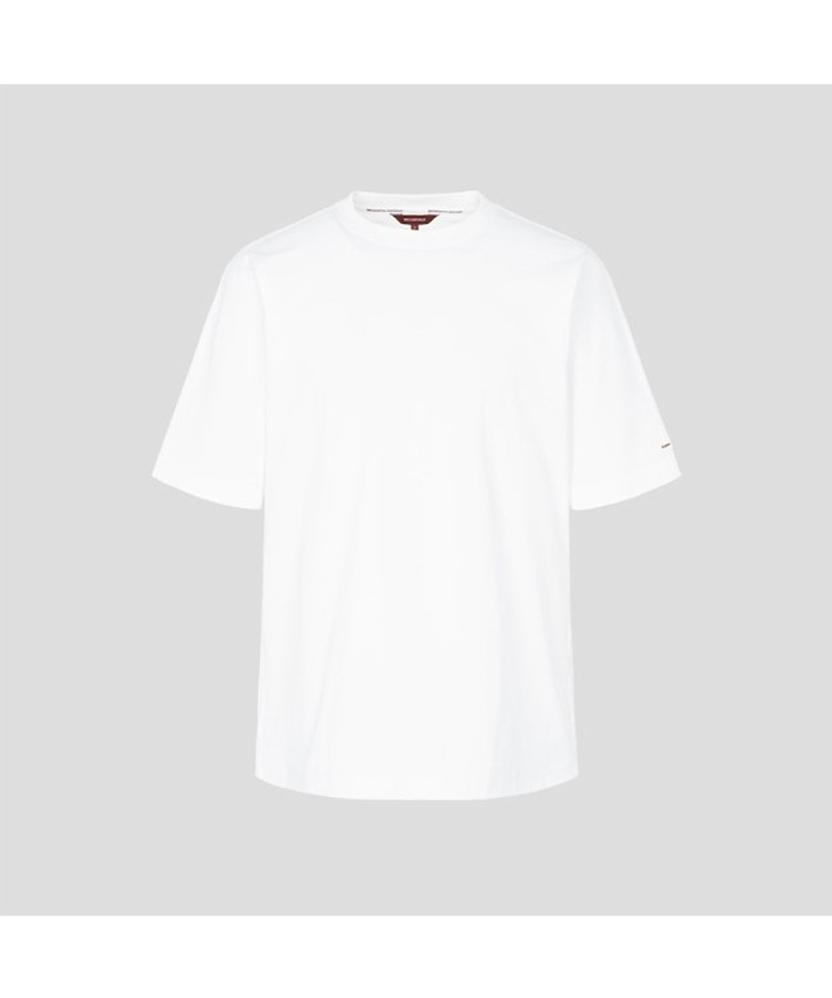 빈폴 멘(BEANPOLE MEN) [BEANPOLEKNAP] 라운드 티셔츠  화이트