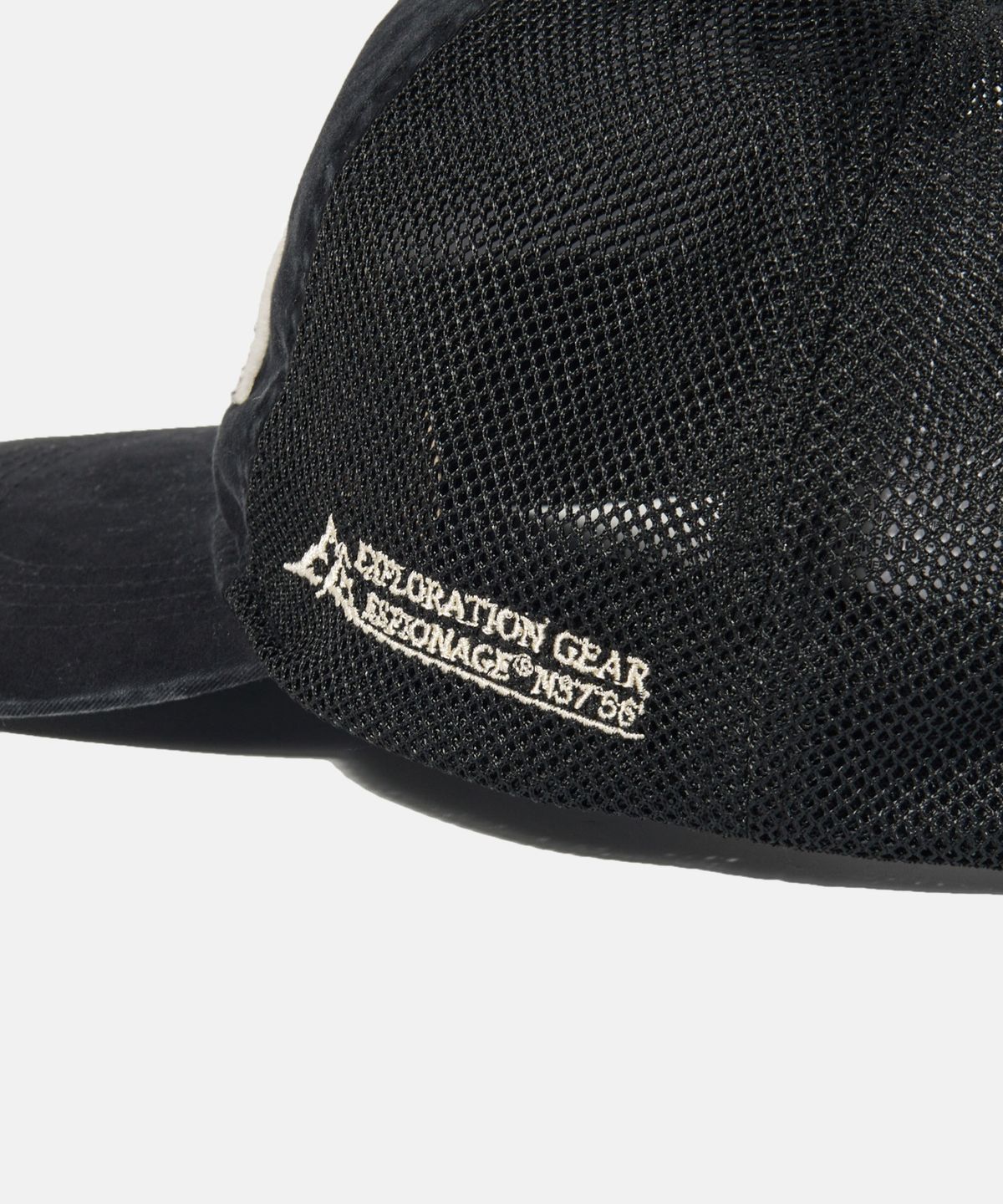 에스피오나지(ESPIONAGE) Expl. Vintage Mesh Cap Black