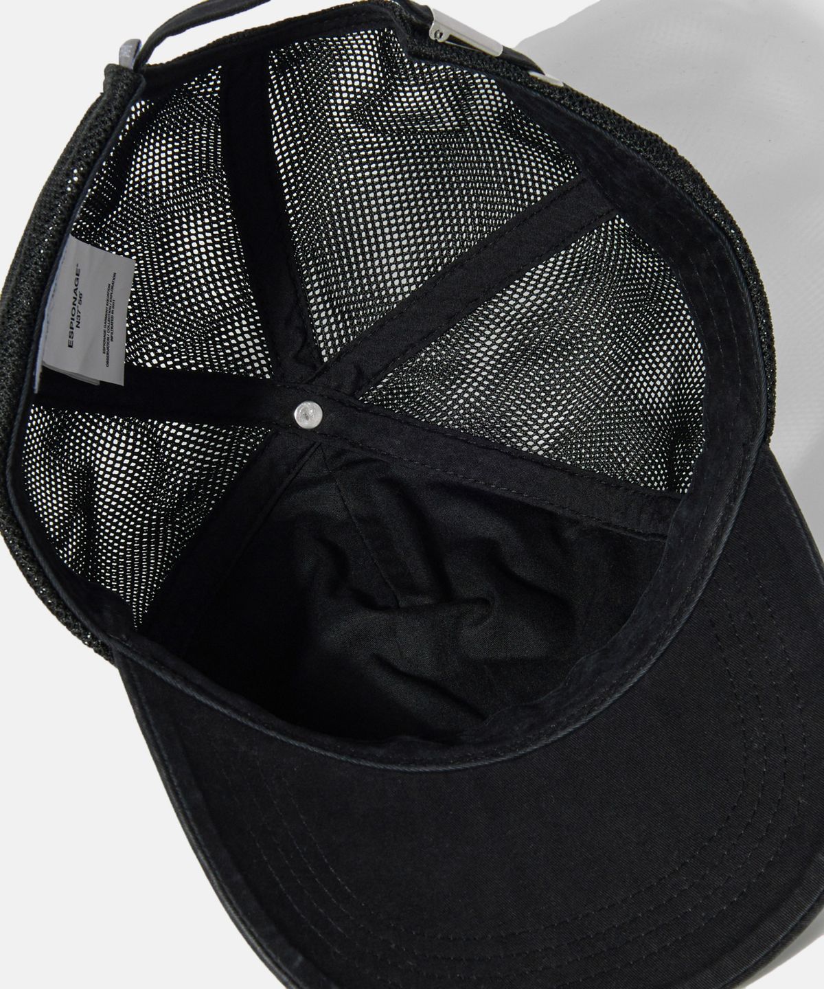 에스피오나지(ESPIONAGE) Expl. Vintage Mesh Cap Black