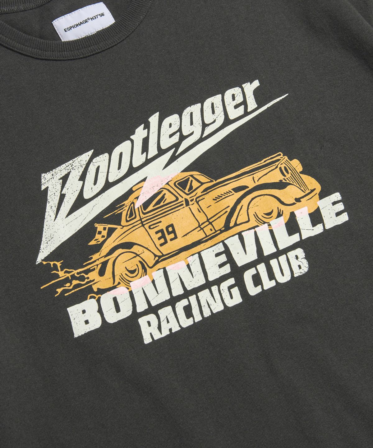 에스피오나지(ESPIONAGE) Bootlegger Heavyweight Tee Vintage Black