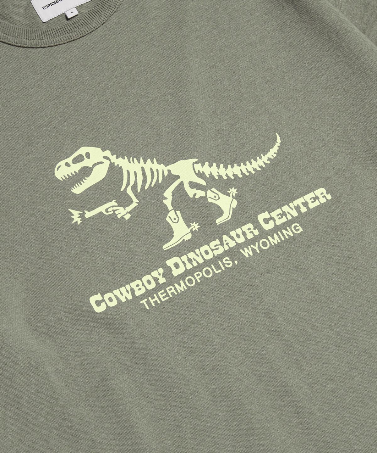 에스피오나지(ESPIONAGE) CDC T-Rex Heavyweight Tee Stone