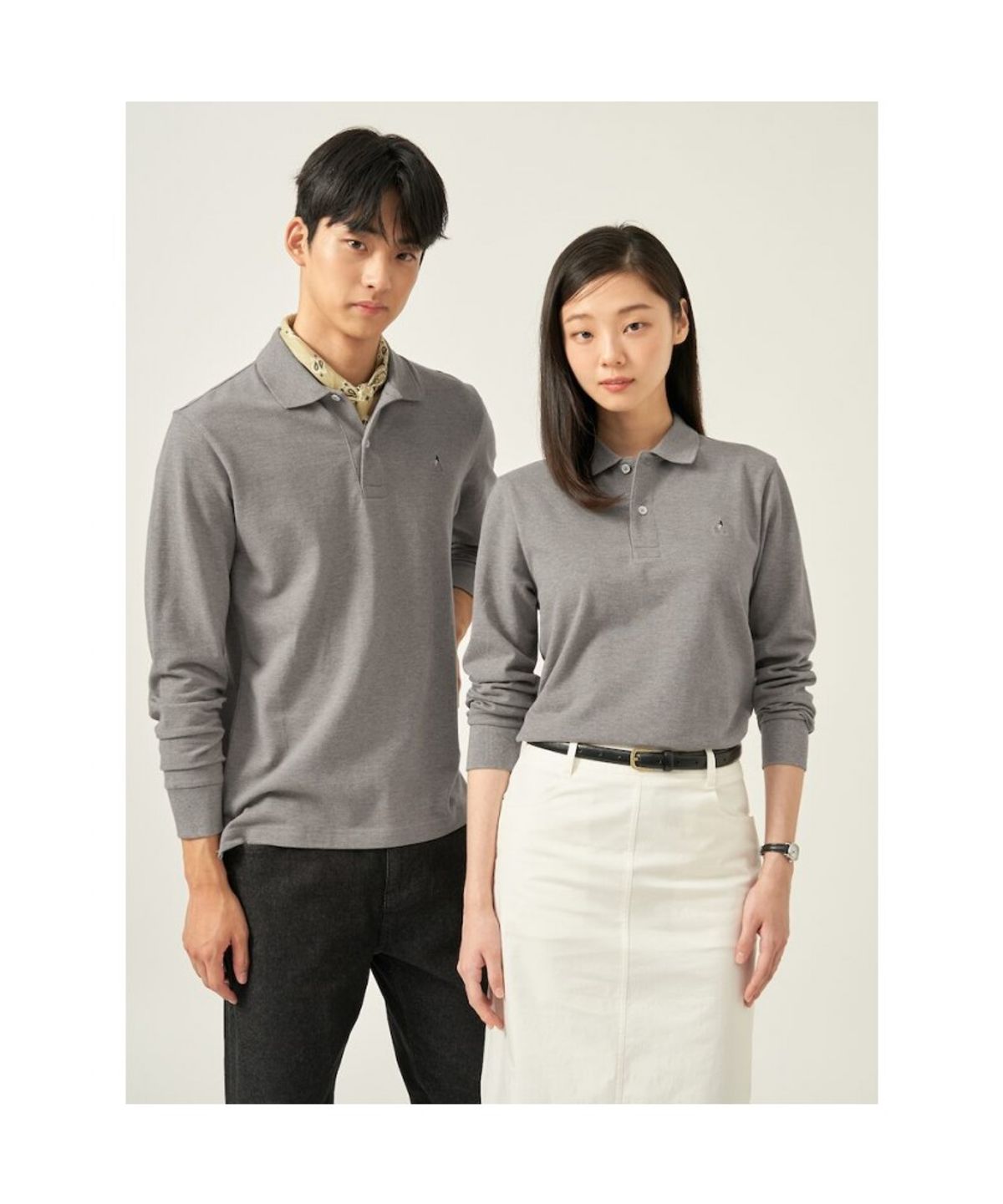 빈폴 멘(BEANPOLE MEN) [Essential] 남녀공용 수피마코튼 피케 티셔츠  올리브