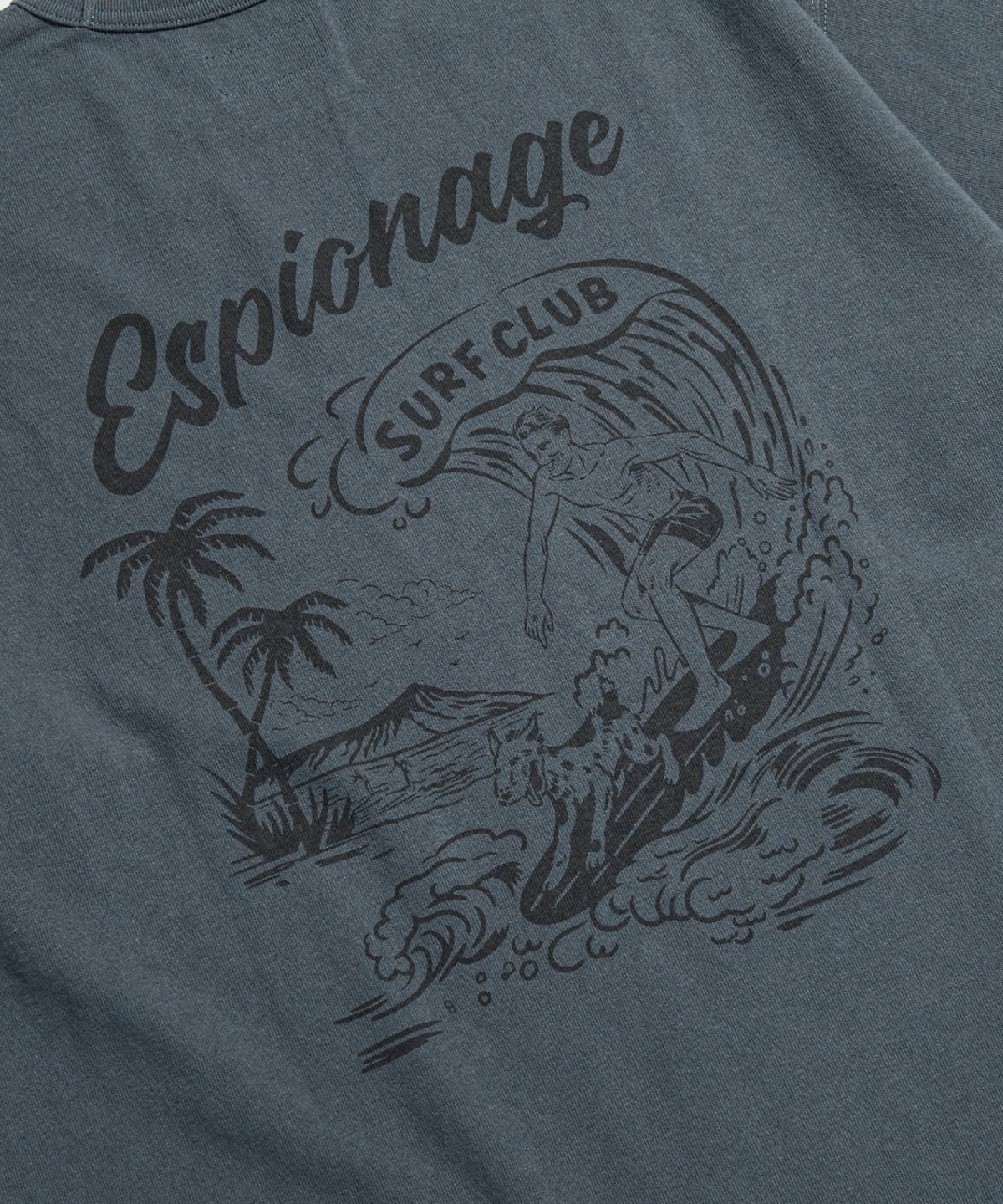 에스피오나지(ESPIONAGE) Surf Club Heavyweight Tee Slate