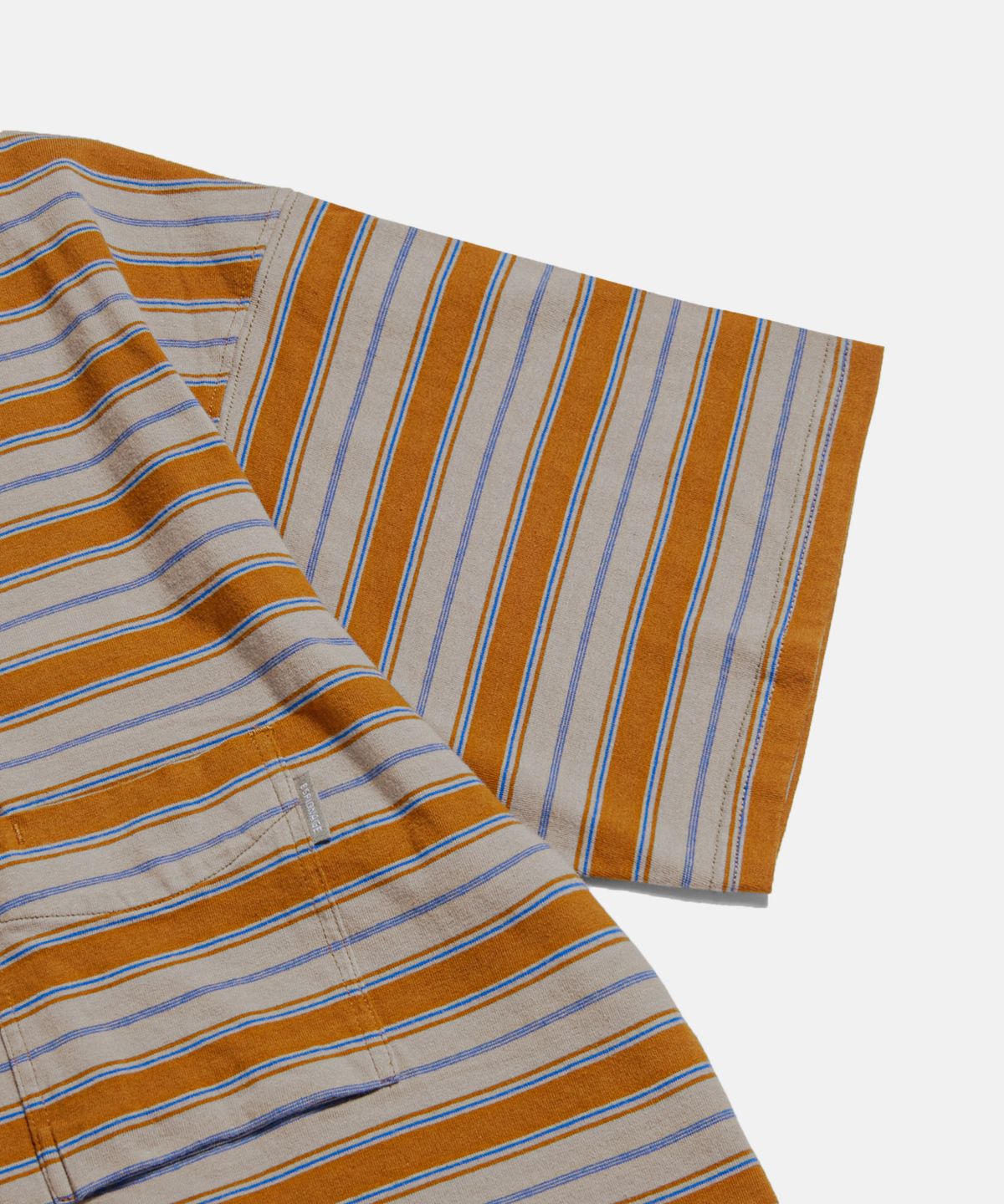 에스피오나지(ESPIONAGE) Multi Border Pocket Tee Orange