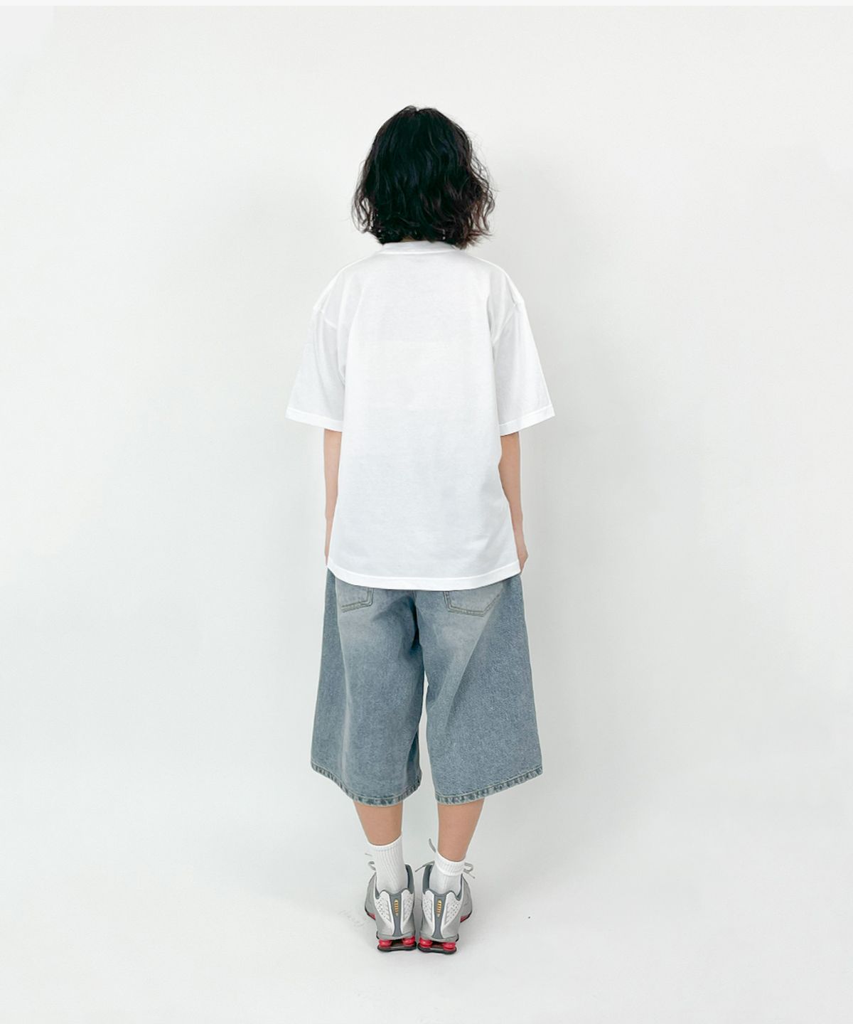 티저트(TEESSERT) 실리 래빗  면 반소매 티셔츠 [WHITE]