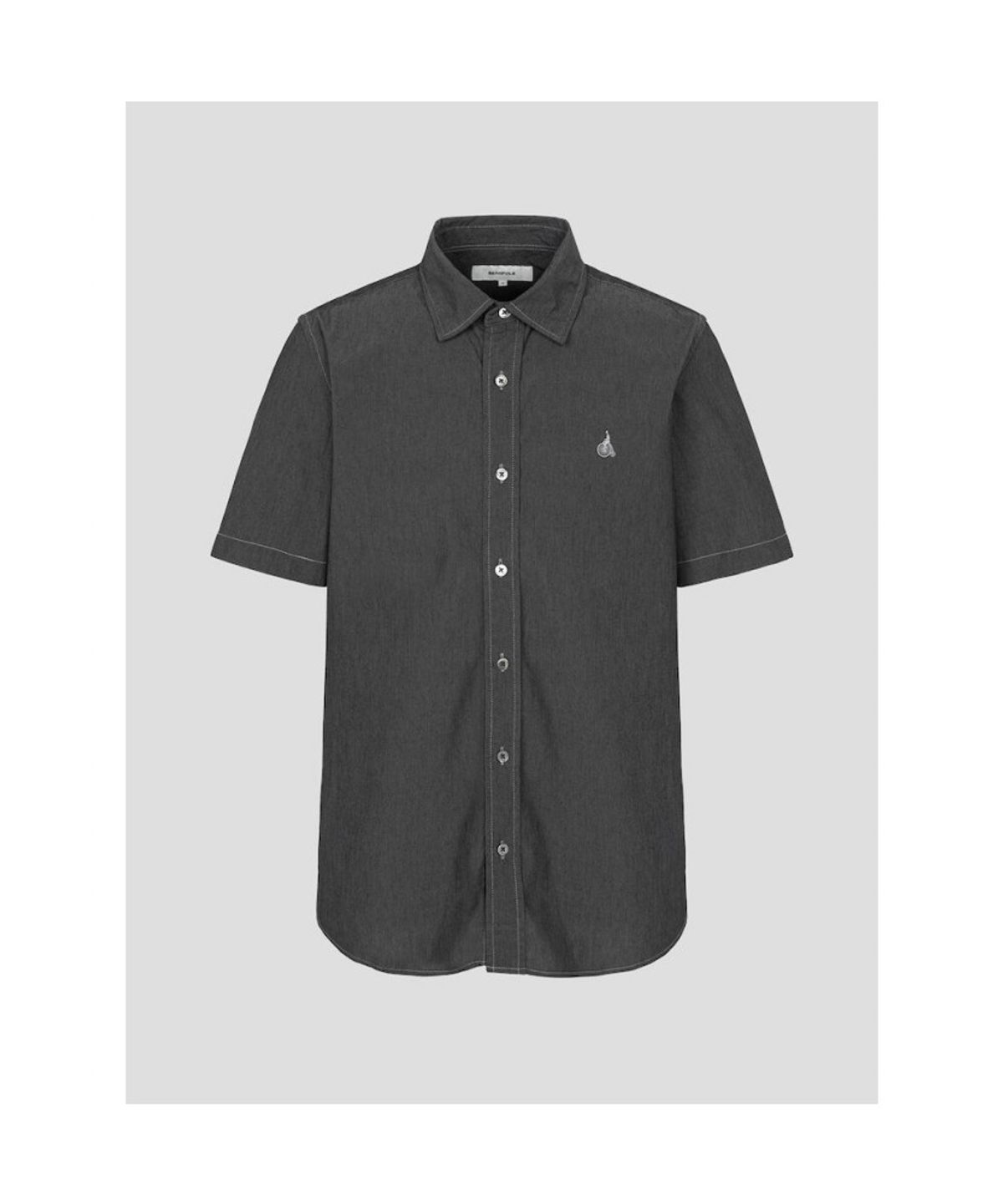 빈폴 멘(BEANPOLE MEN) 나일론 시어서커 반소매 셔츠  애쉬