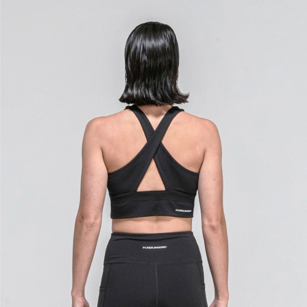 H.쿠모리(H.KOUMORI) W - 25 - Training Crop Obsidiana - Black