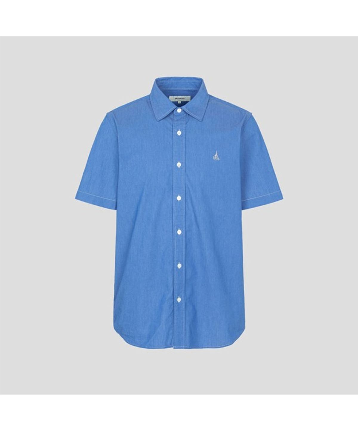 빈폴 멘(BEANPOLE MEN) 나일론 시어서커 반소매 셔츠  스카이 블루