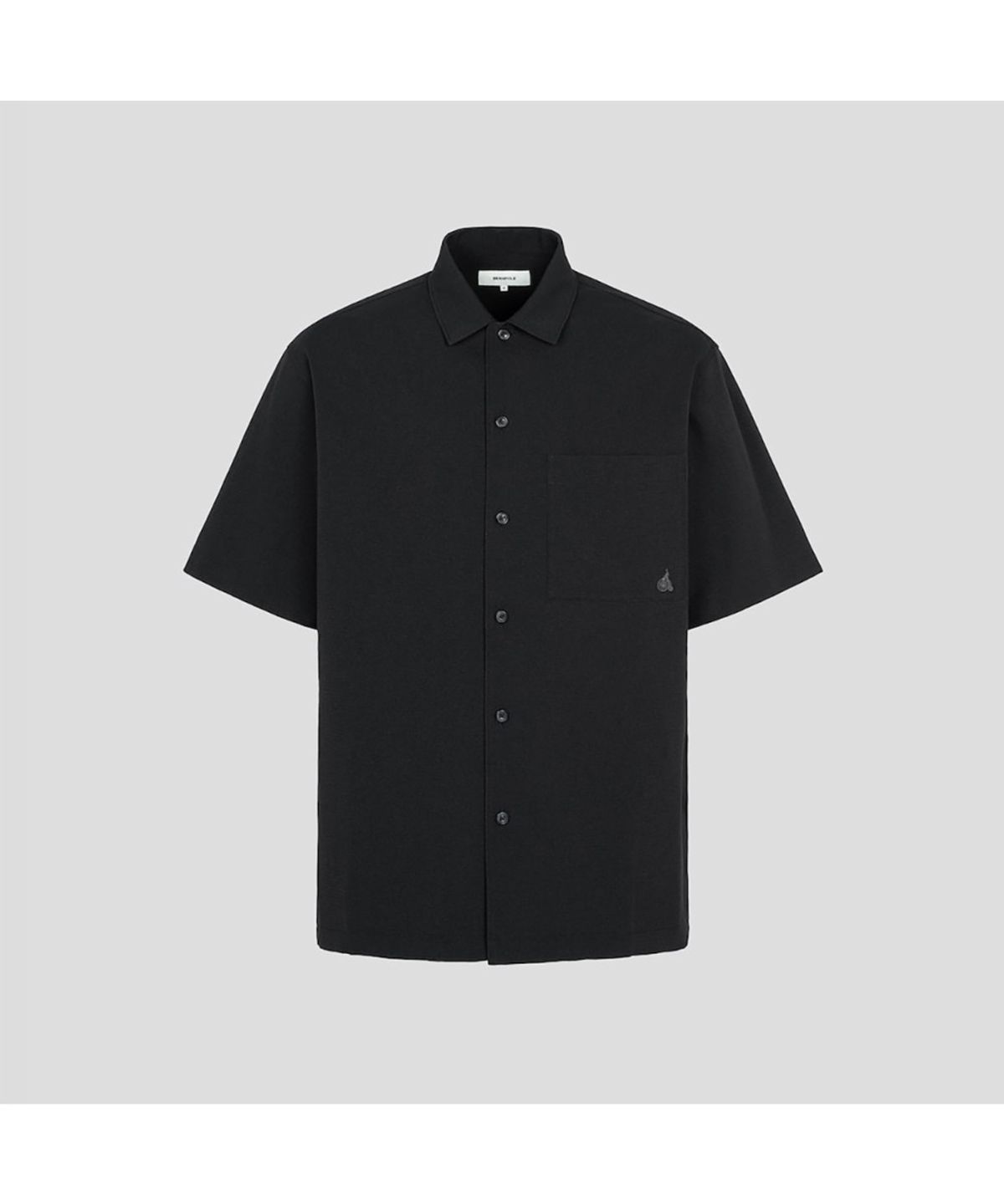 빈폴 멘(BEANPOLE MEN) 에어도트 아우터형 반소매 셔츠  블랙
