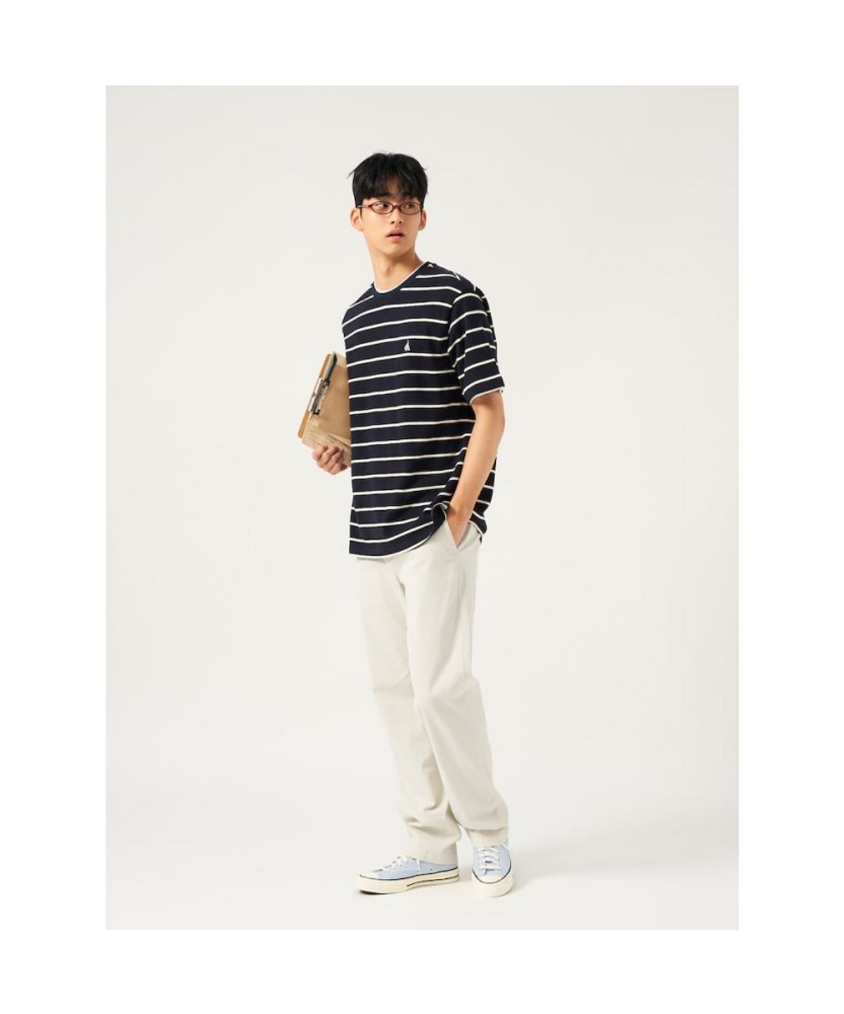 빈폴 멘(BEANPOLE MEN) 가먼트 다잉 컴포트핏 팬츠  아이보리