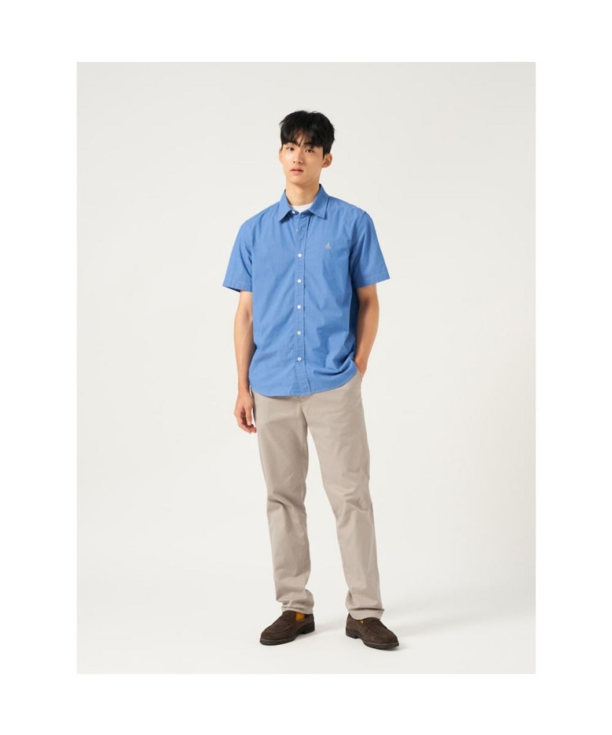빈폴 멘(BEANPOLE MEN) [Essential] 치노 스탠다드핏 팬츠  베이지