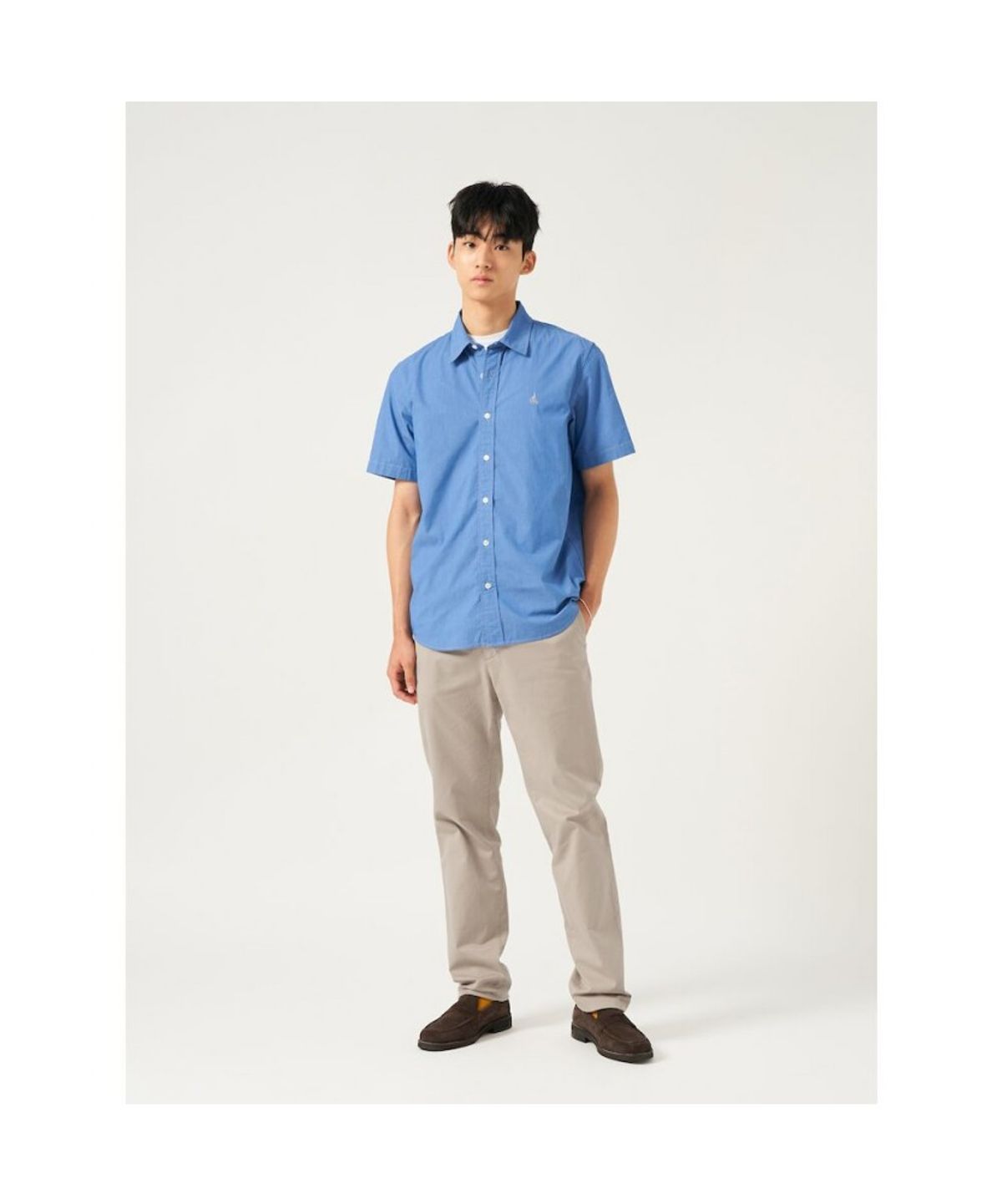 빈폴 멘(BEANPOLE MEN) [Essential] 치노 스탠다드핏 팬츠  베이지
