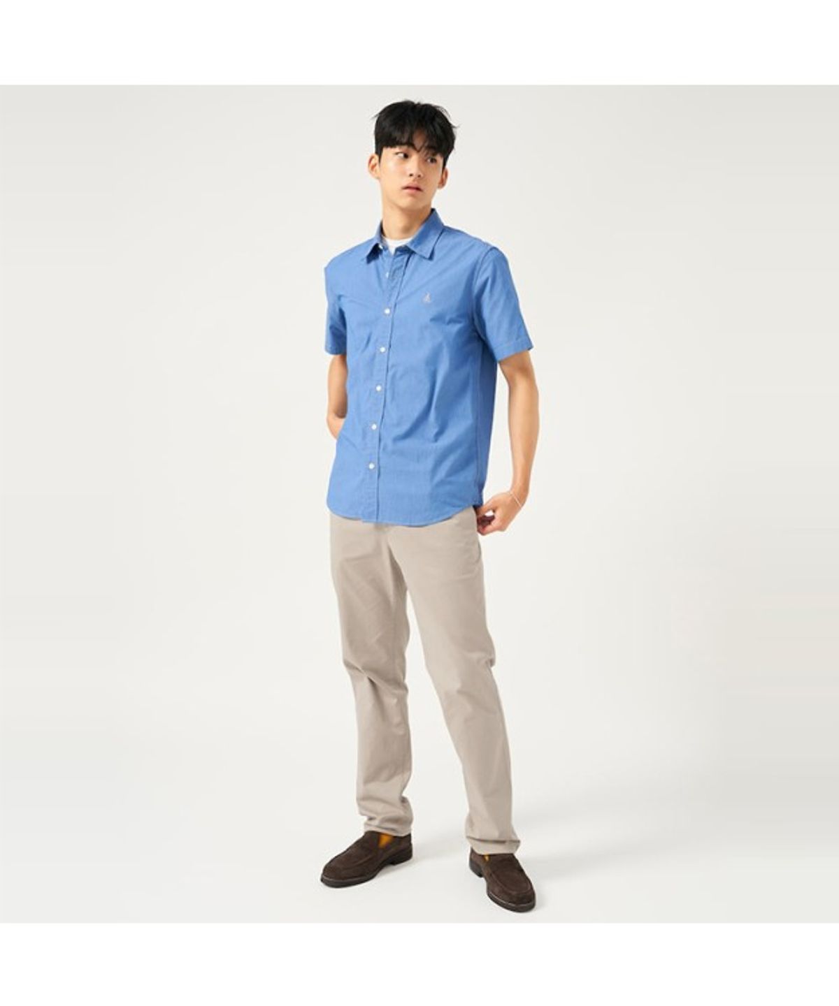 빈폴 멘(BEANPOLE MEN) [Essential] 치노 스탠다드핏 팬츠  베이지