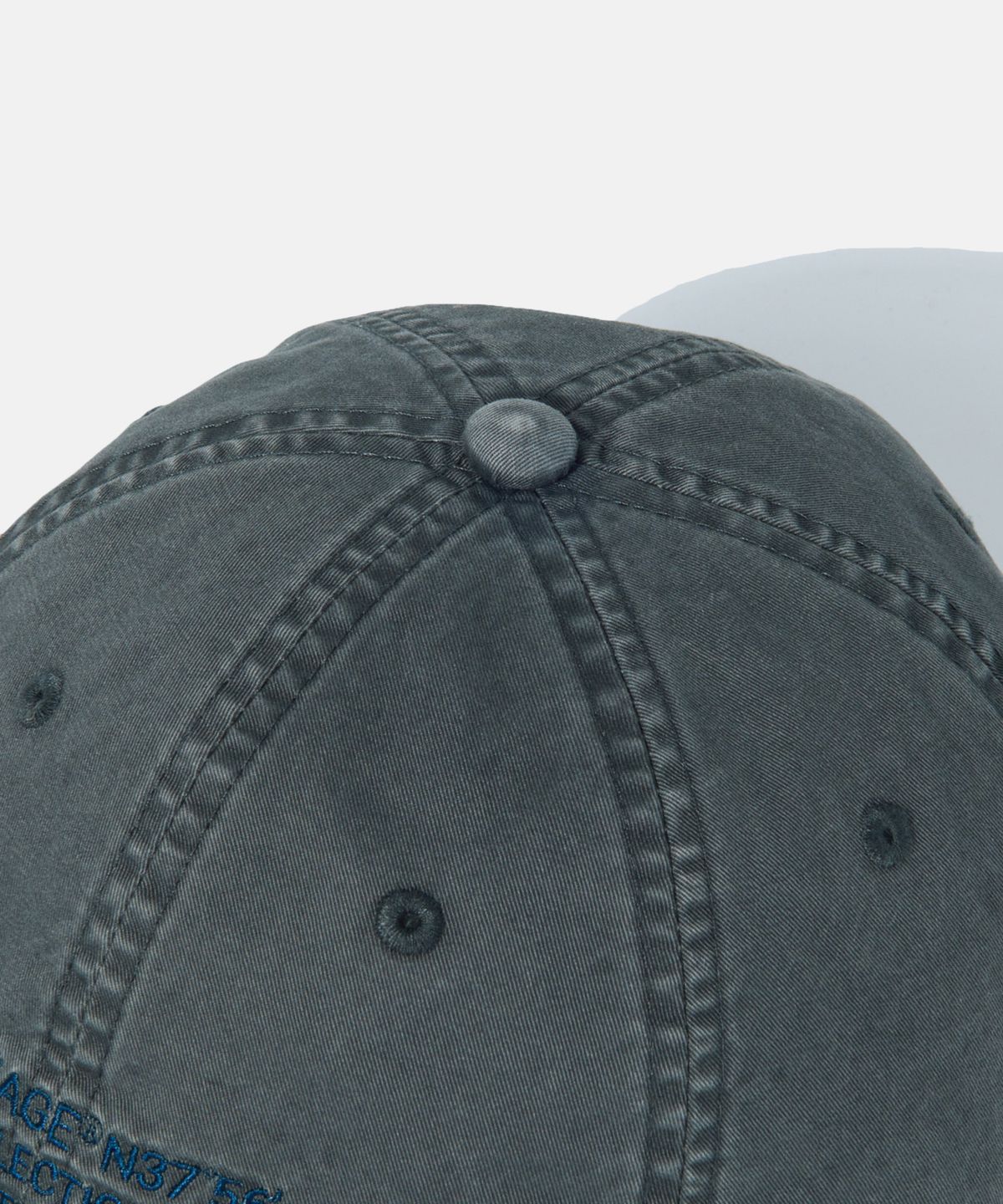 에스피오나지(ESPIONAGE) OCE Logo Vintage Cap Steel Grey