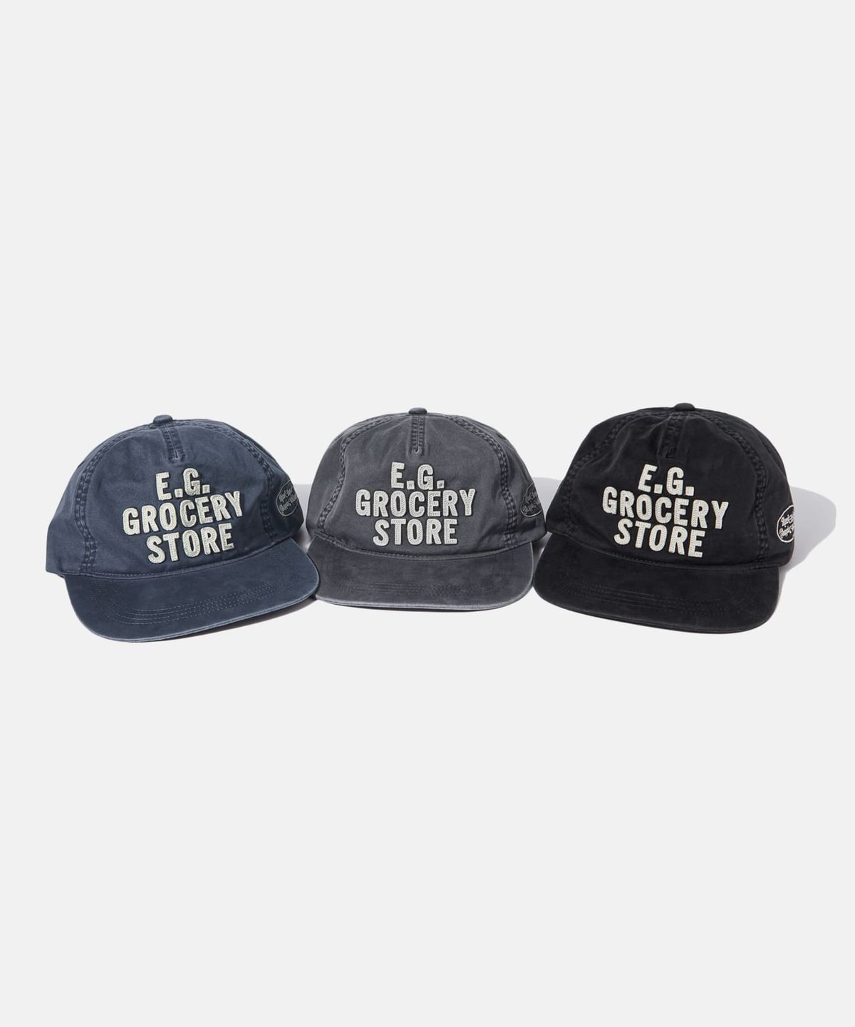 에스피오나지(ESPIONAGE) Grocery 5Panel Vintage Cap Black