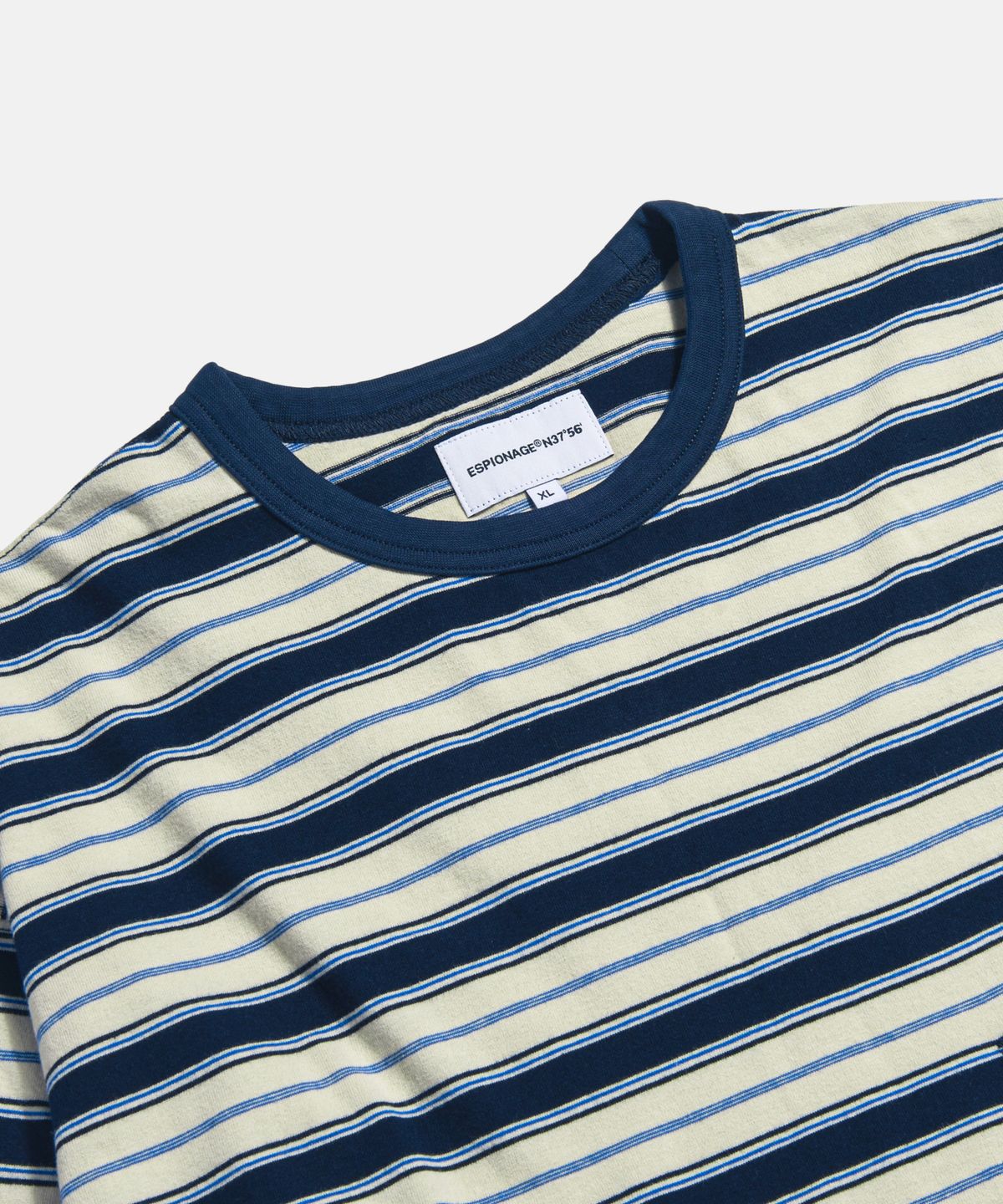 에스피오나지(ESPIONAGE) Multi Border L/S Tee Navy