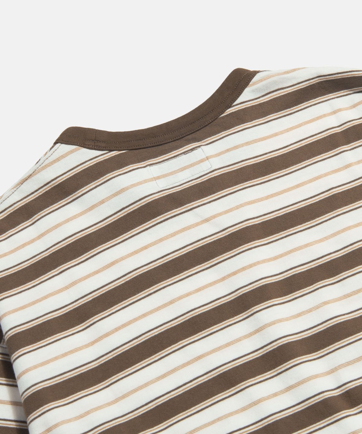 에스피오나지(ESPIONAGE) Multi Border L/S Tee Cocoa