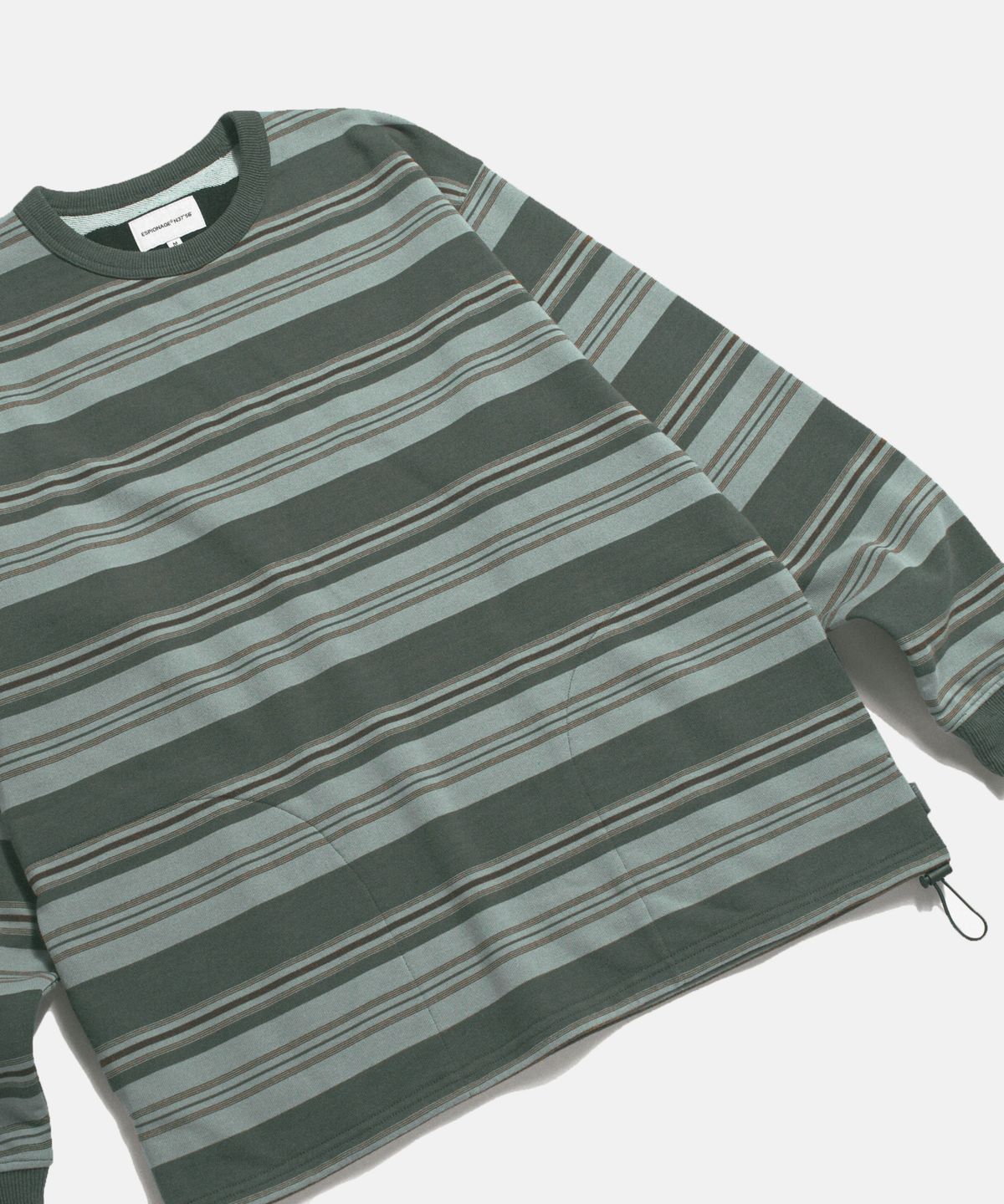 에스피오나지(ESPIONAGE) Lightweight Border Sweatshirt Grey