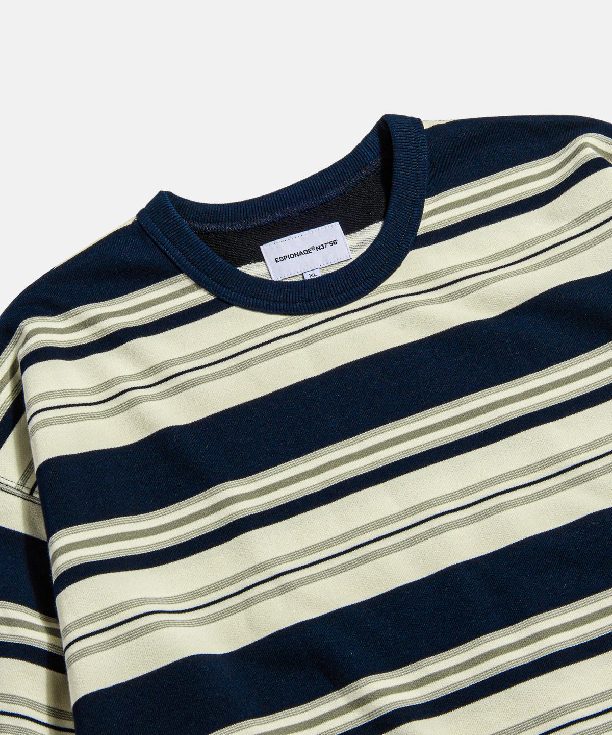 에스피오나지(ESPIONAGE) Lightweight Border Sweatshirt Navy
