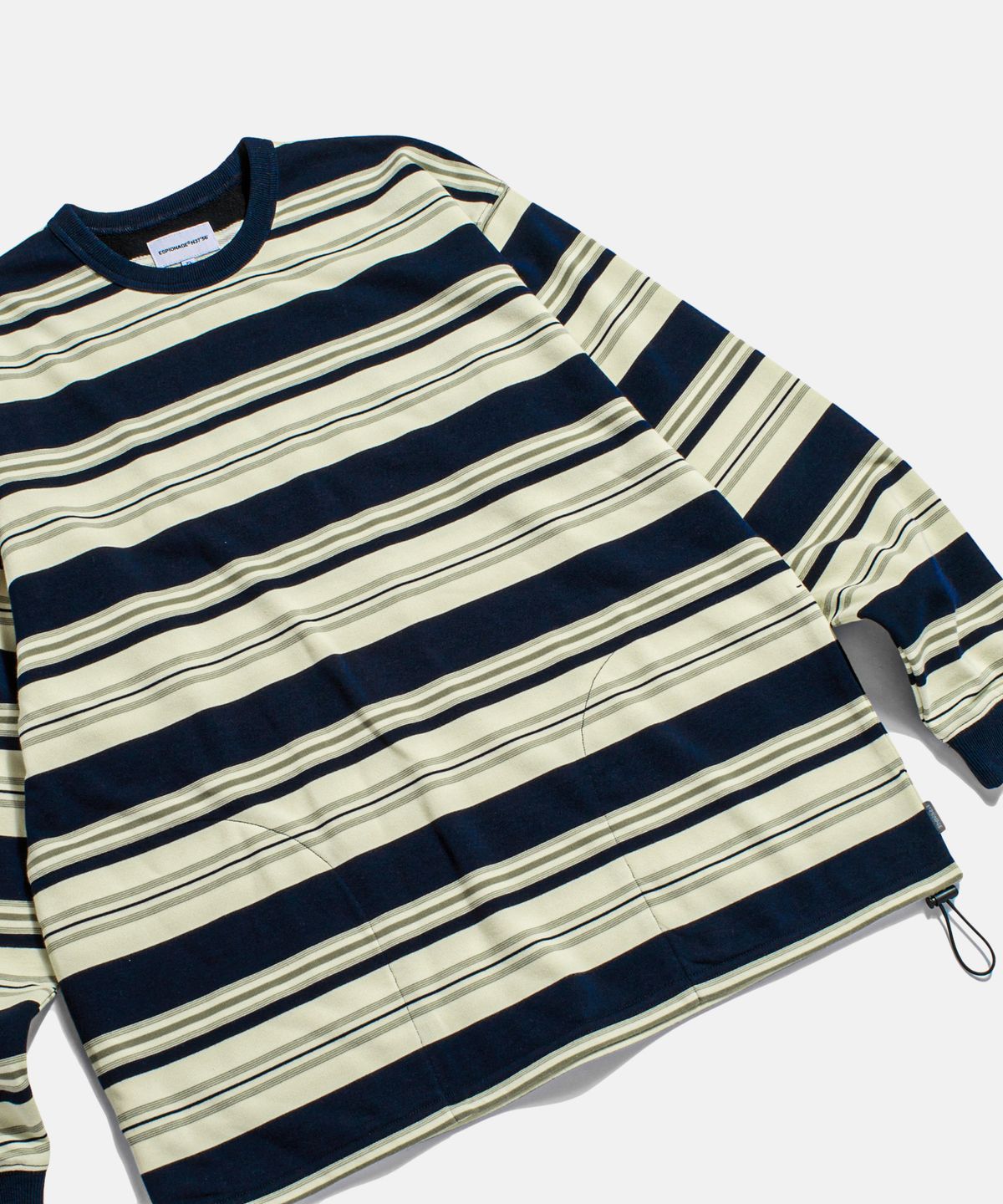 에스피오나지(ESPIONAGE) Lightweight Border Sweatshirt Navy