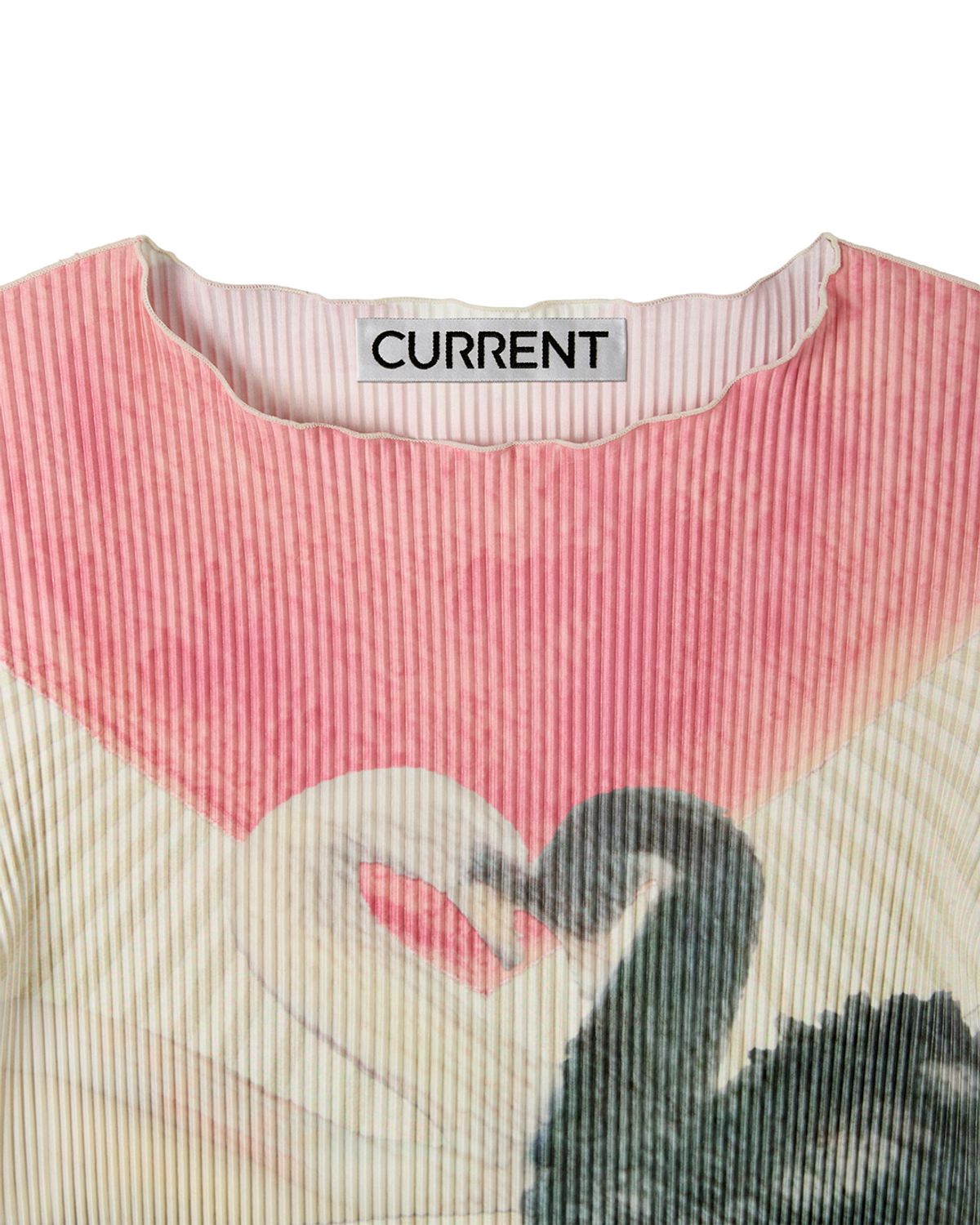 커렌트(CURRENT) PLEATS PRINT TOP(ETC)