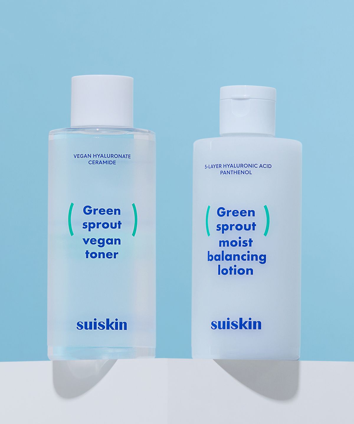 수이스킨(SUISKIN) 어린 새싹 클린 토너 200ml + 로션 210ml