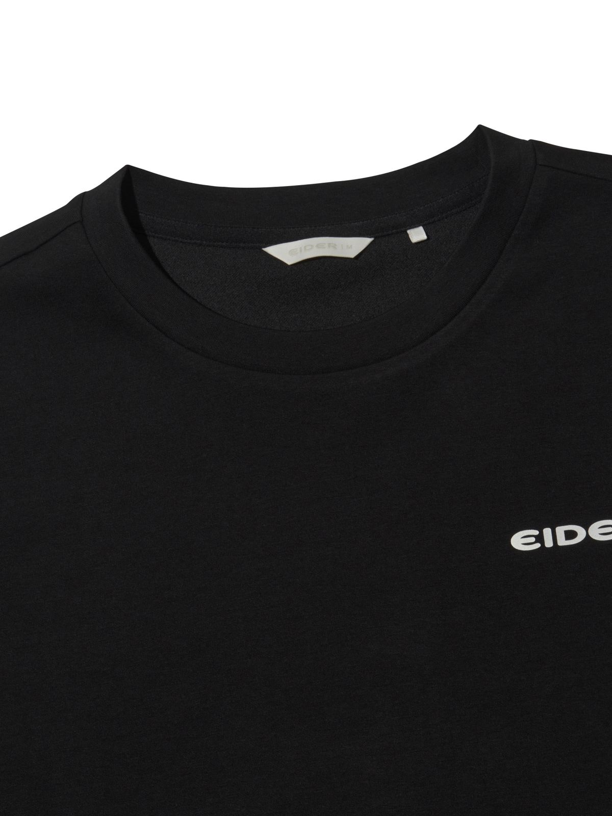 아이더(EIDER) RIDGE (릿지) 남성 긴팔 그래픽 라운드 티셔츠_Black