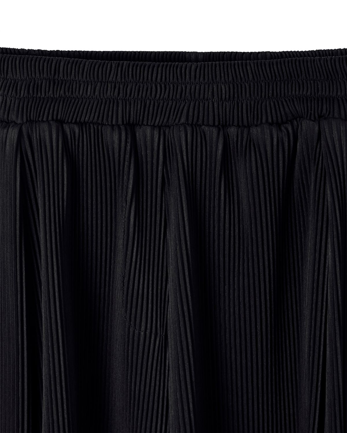 커렌트(CURRENT) PLEATS TUCK HALF PANTS(BLACK)