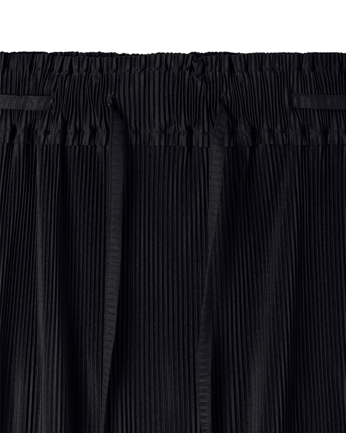 커렌트(CURRENT) PLEATS LONG SKIRT(BLACK)