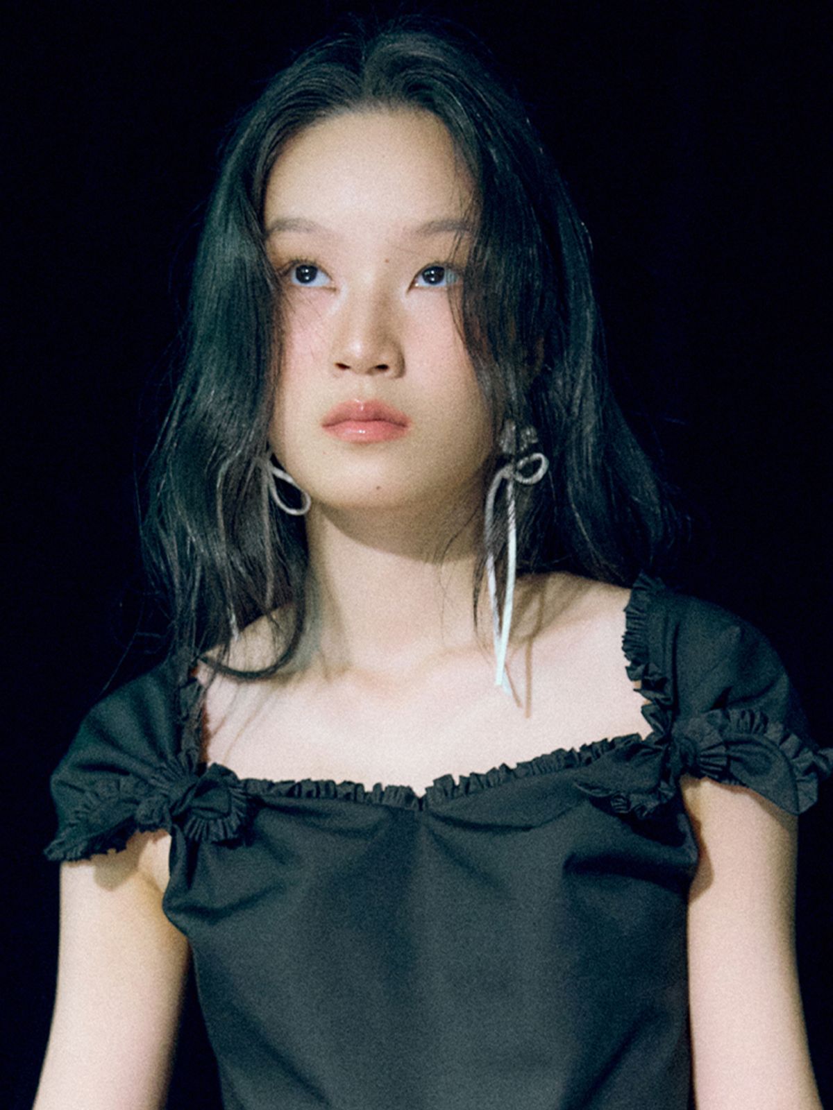 러뷰이(LOVUEE) 크리스털 마이 하트 귀걸이